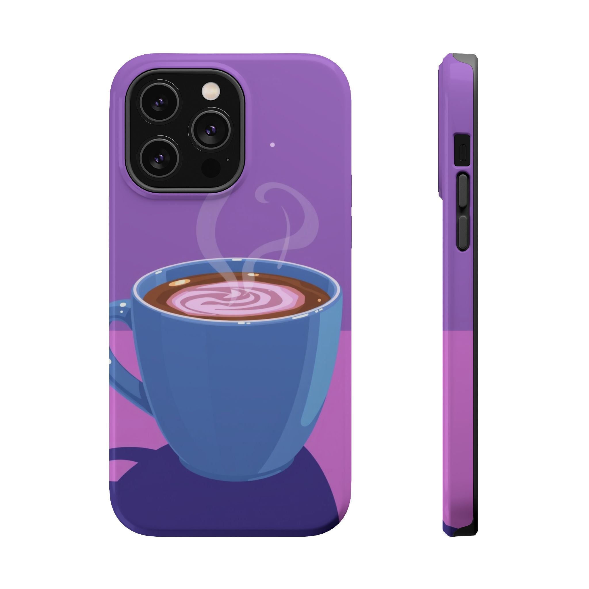 iPhone Emotional Support Coffee Pixel Art -Bit Soft Finish Everyday Case · iPhon