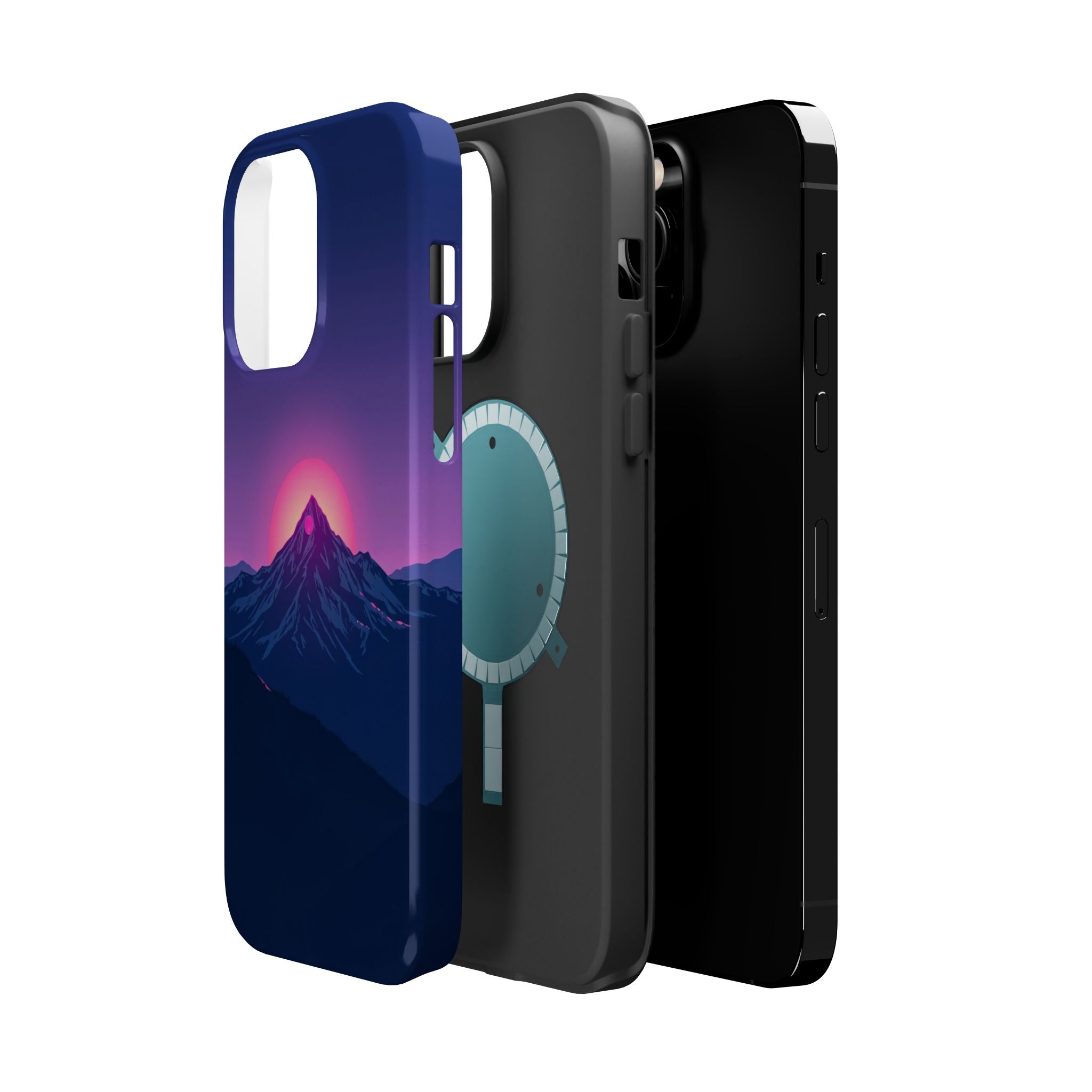 iPhone Mountain at Sunrise Electric Art Slim Everyday iPhone 15 · iPhone Case