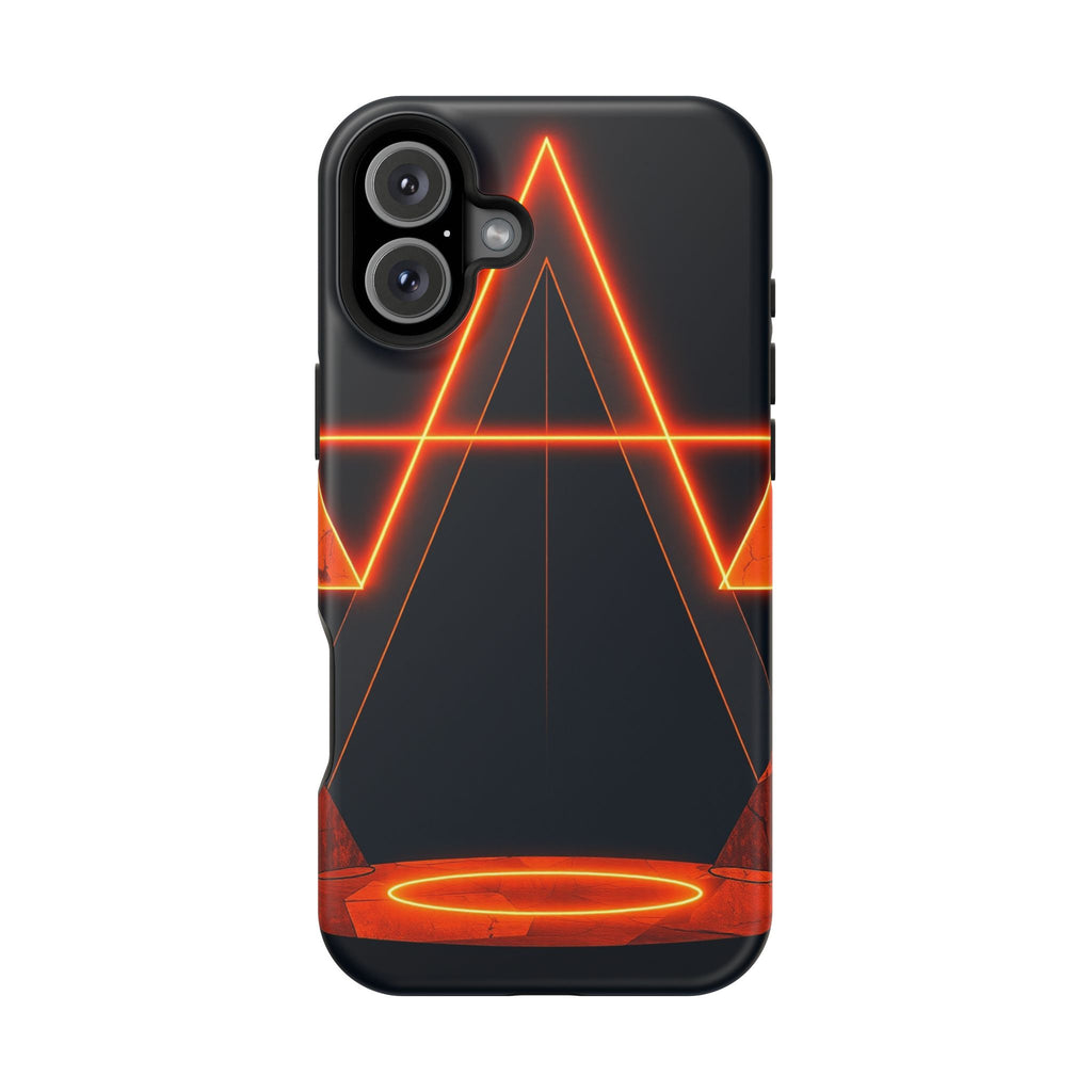 iPhone Vibrant Neon Geometry Design Slim Everyday Designer Case · iPhone Case