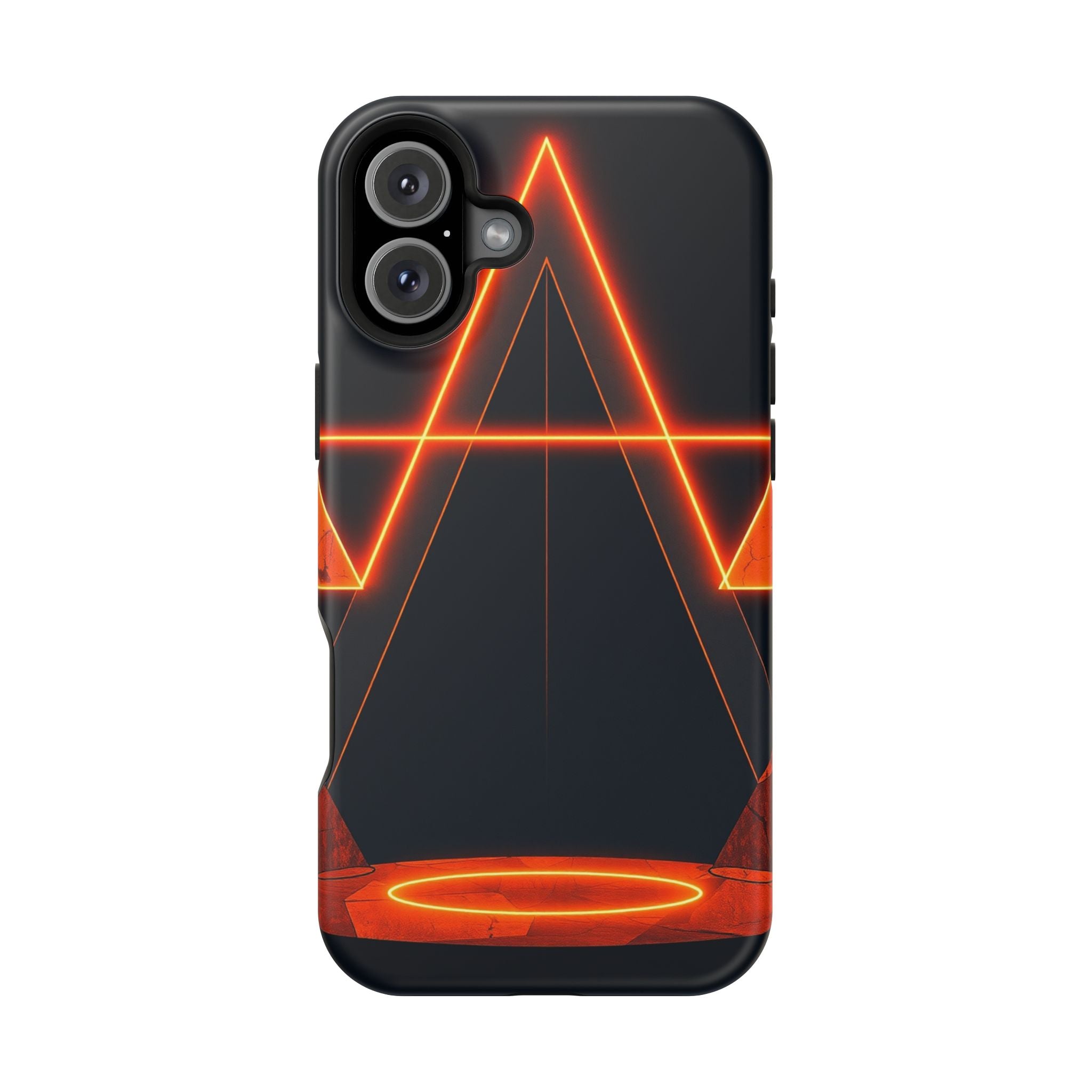 iPhone Vibrant Neon Geometry Design Slim Everyday Designer Case · iPhone Case