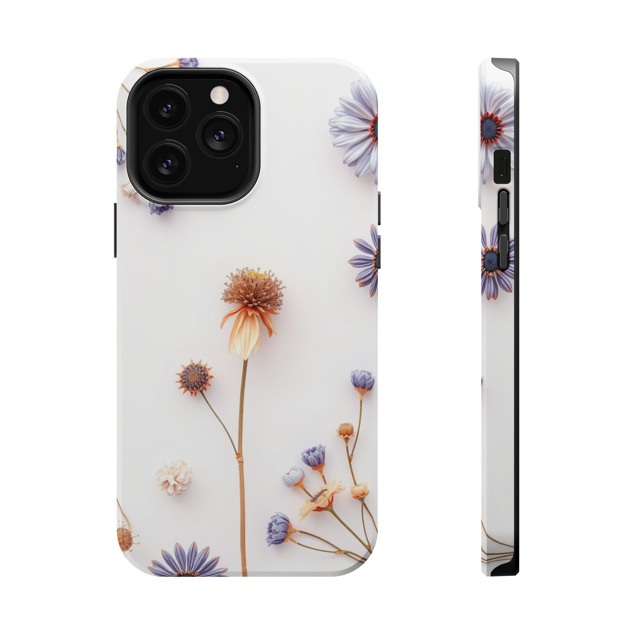 iPhone Dried Flower Flat Lay Bold Art Slim Everyday Designer Case · iPhone Case