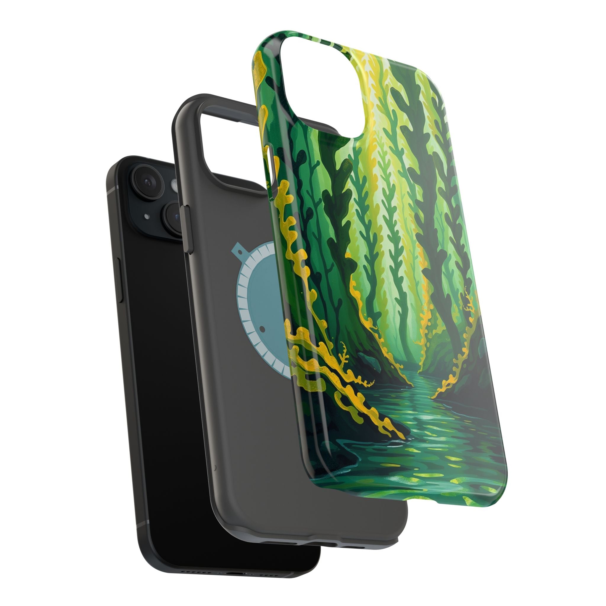 iPhone Kelp Forest Oil Painting Impressionist Slim iPhone Everyday · iPhone Case