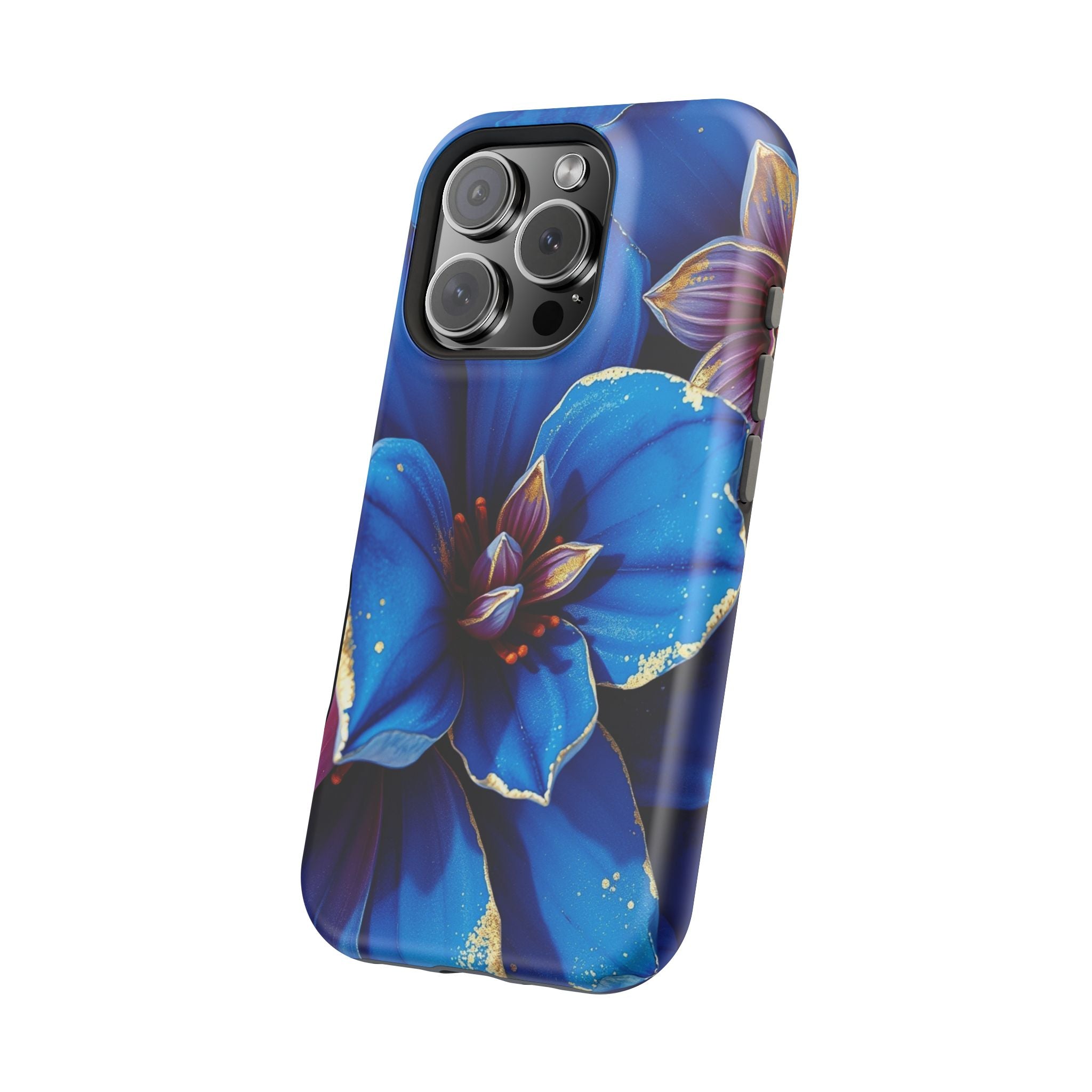 iPhone Floral Gold Foil Serene Design Slim Snap Case Ga · iPhone Case