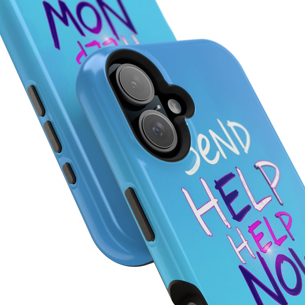 iPhone Radiant Send Help Now Design Slim Everyday Designer Case · iPhone Case