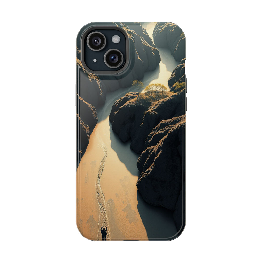 iPhone River Delta Aerial Bold Art Bold Modern Everyday Snap Case · iPhone Case