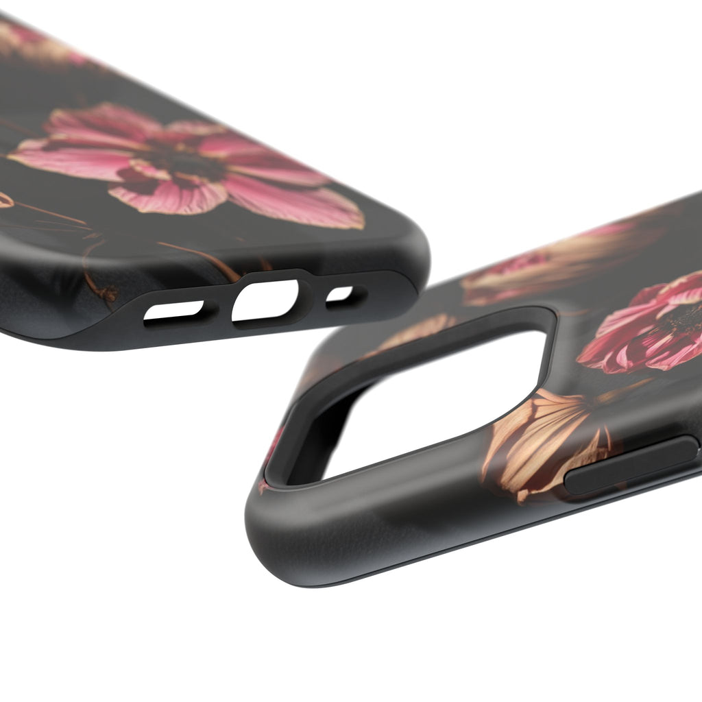 iPhone Dried Flower Flat Lay Electric Art Slim Snap Case · iPhone Case