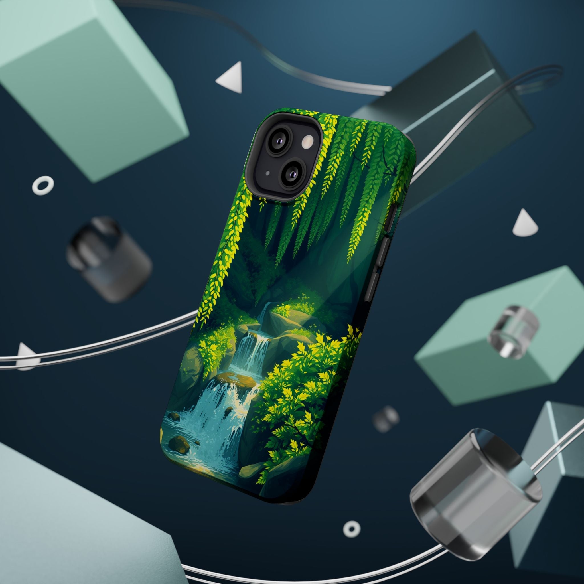 iPhone Earthy Wisteria Cascade Design Slim Everyday iPhone 13 Designer · iPhone