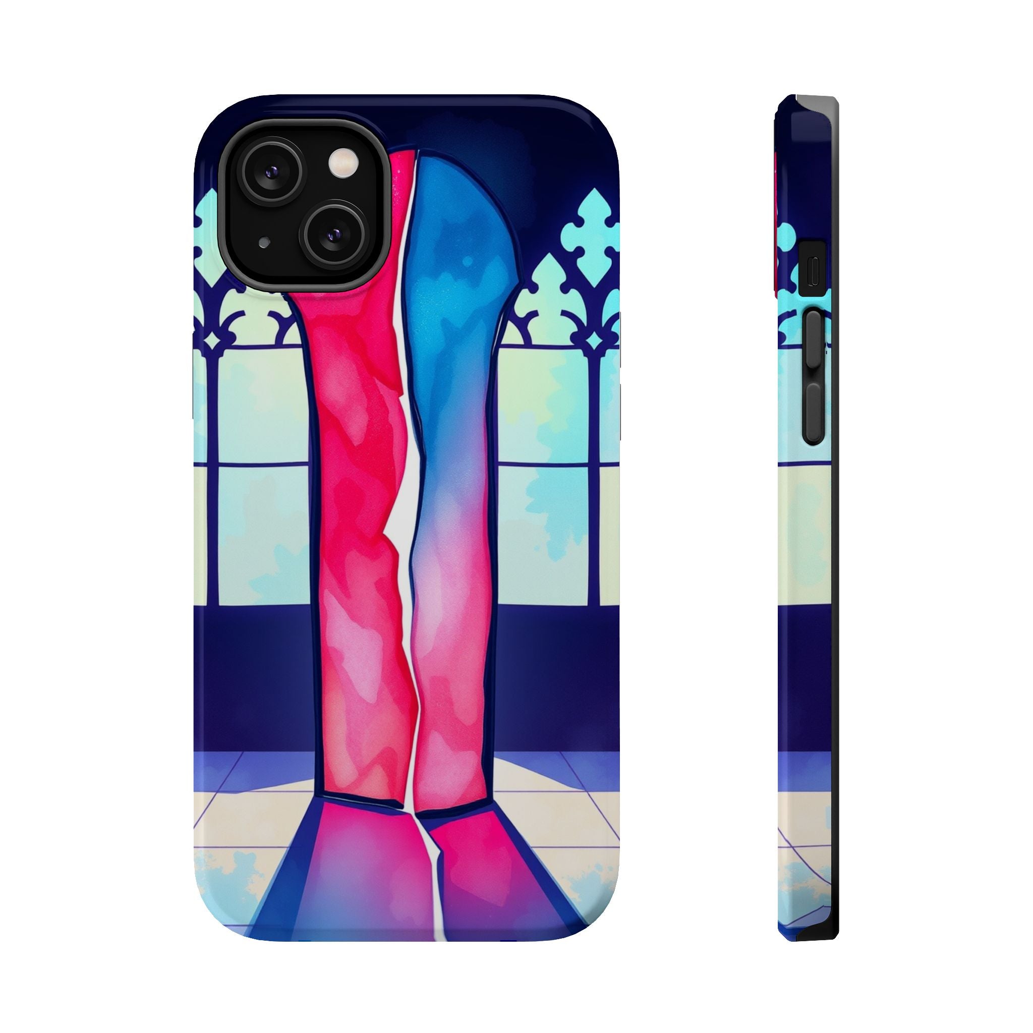 iPhone Stained Glass Break Electric Art Slim Everyday iPhone Designer · iPhone C