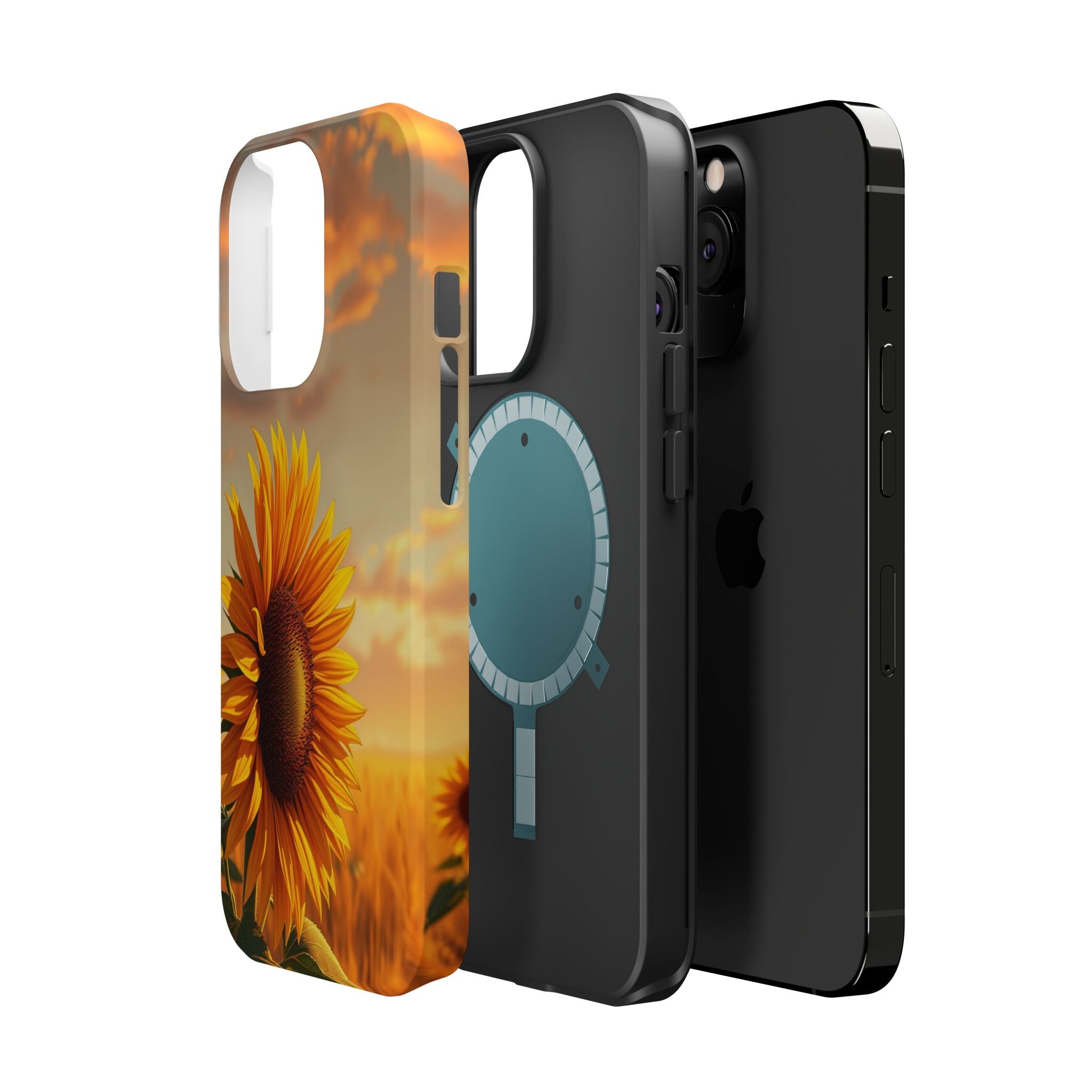 iPhone Sunflower Prairie Electric Art Slim Everyday Designer Case · iPhone Case