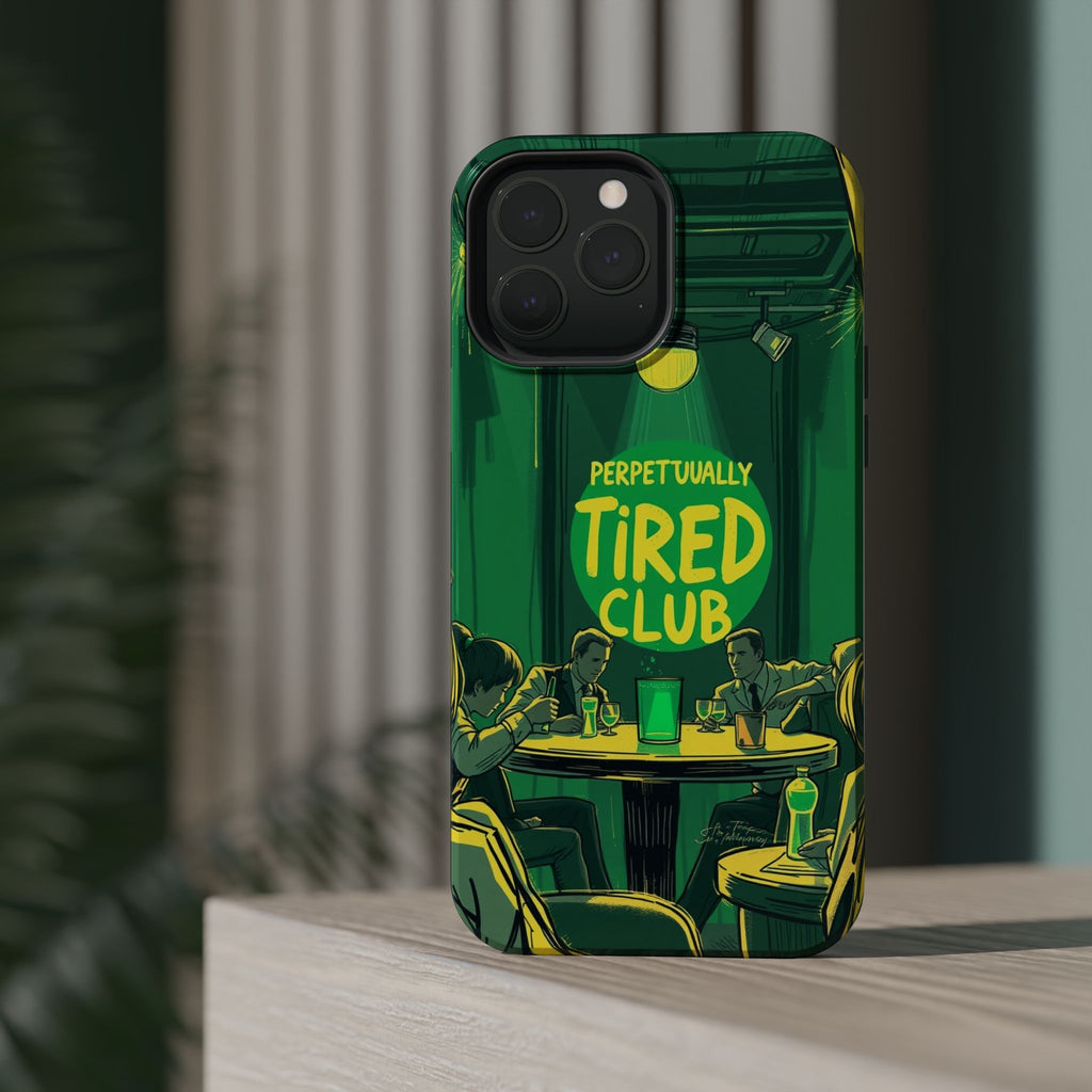 iPhone Radiant Perpetually Tired Club Design Slim Everyday Designer Case · iPhon