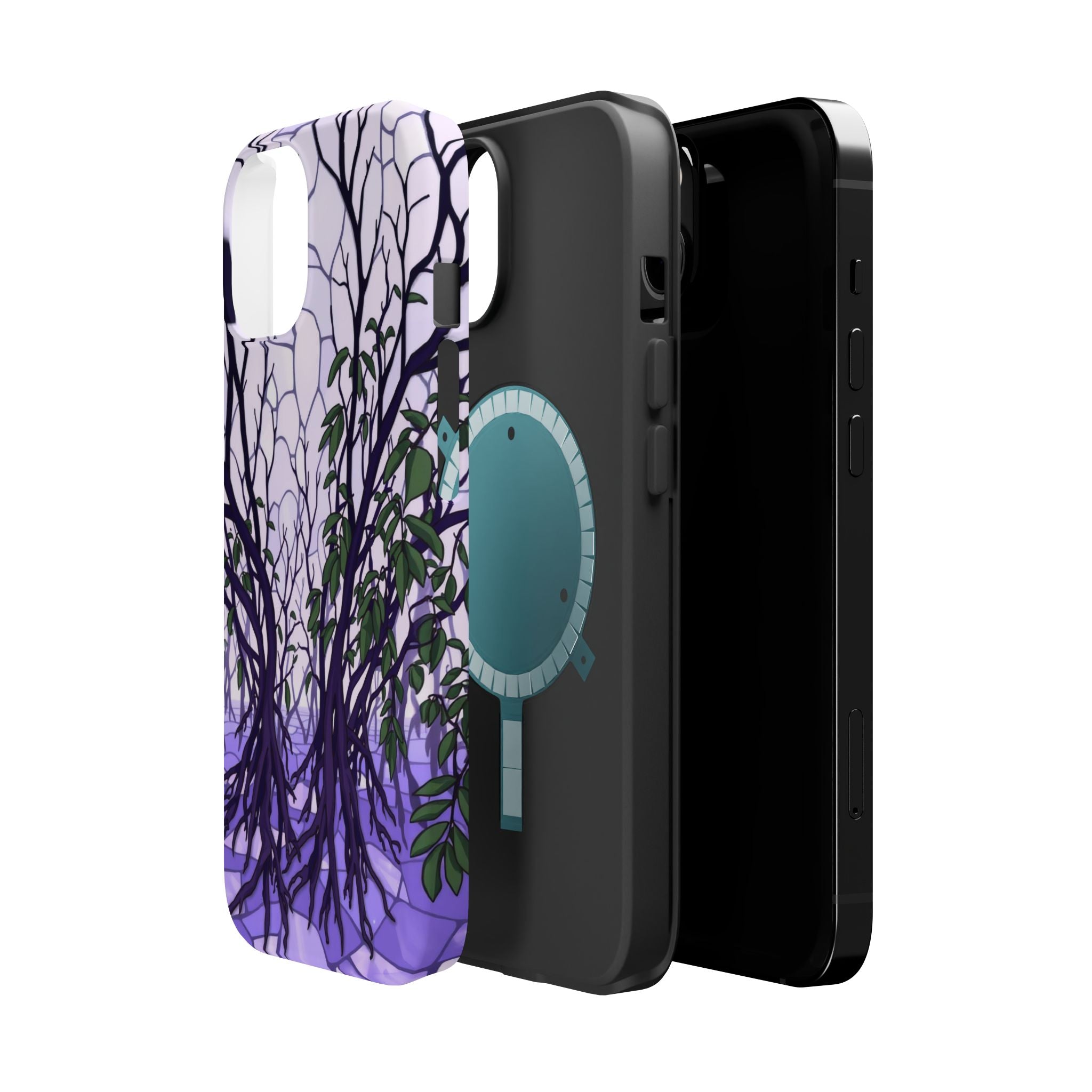 iPhone Lavender And Pearl Mangrove Roots Slim Everyday iPhone Designer · iPhone