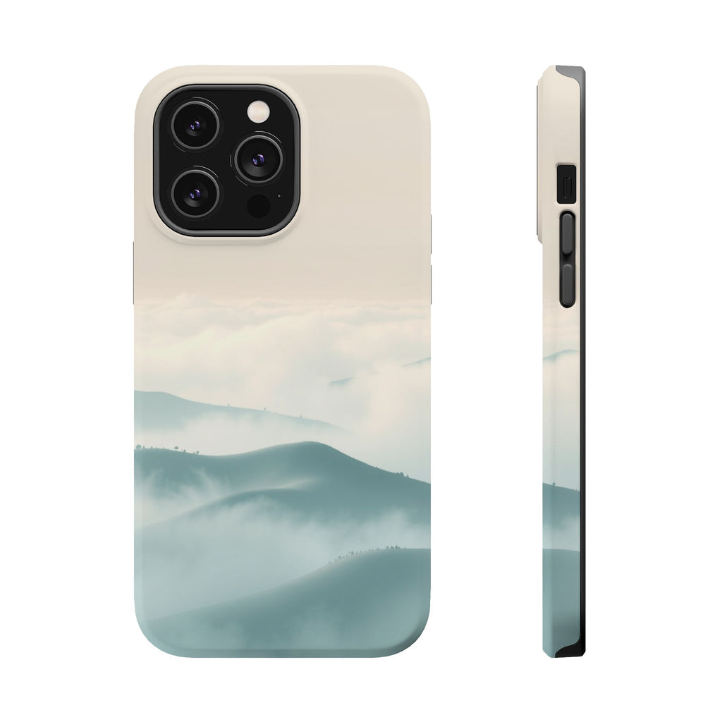 iPhone Fog Rolling Over Hills Abstract Geometric Clean iPhone Minimal · iPhone C
