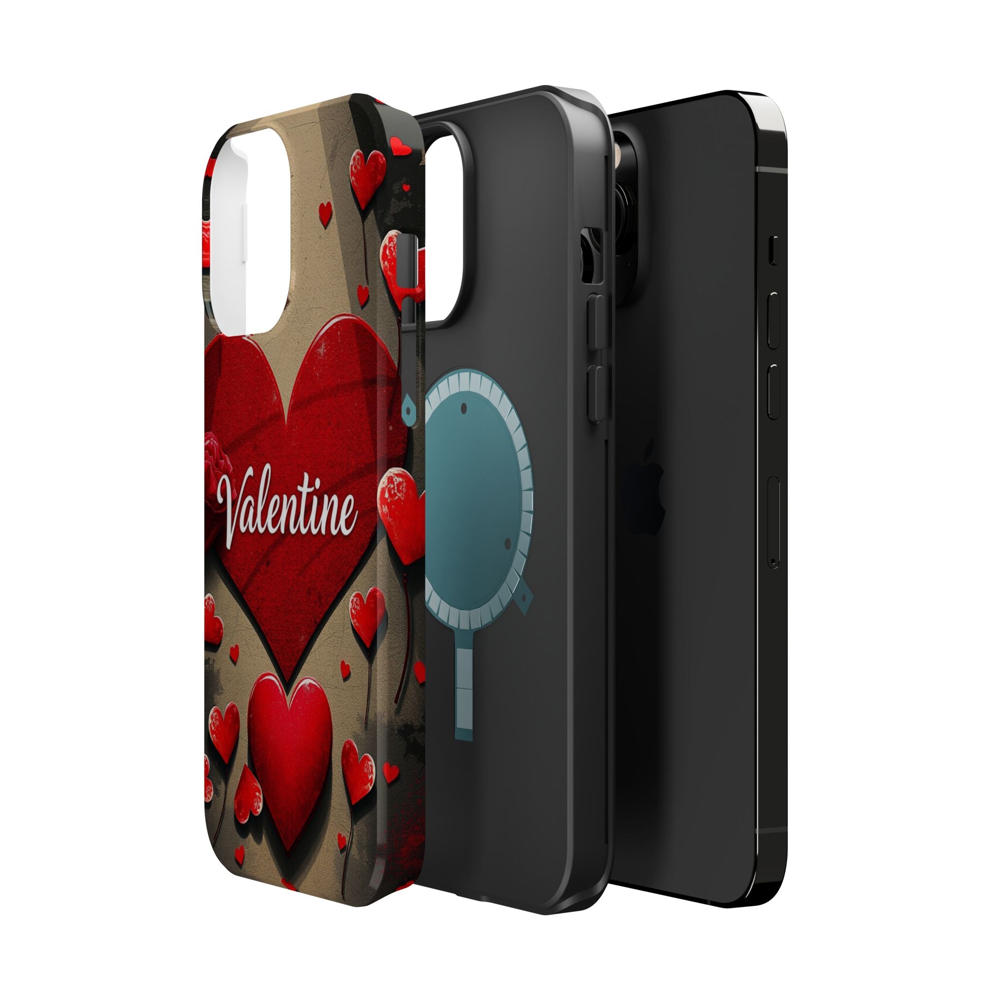 iPhone Serene Vintage Valentine Card Design Slim Everyday Designer Case · iPhone