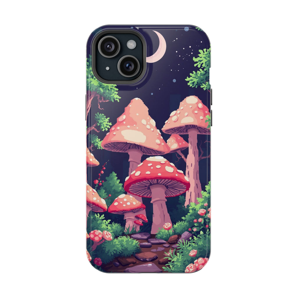 iPhone Mushroom Forest Pixel Art -Bit Slim Everyday Designer Case · iPhone Case