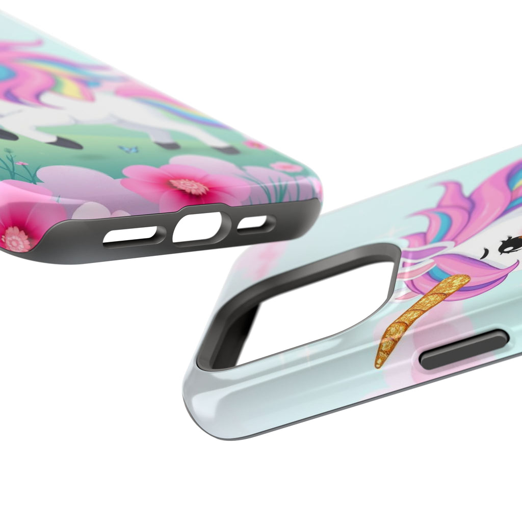 iPhone Rainbow Unicorn Kids Fun Soft iPhone Phone Case Gift Finish · iPhone Case