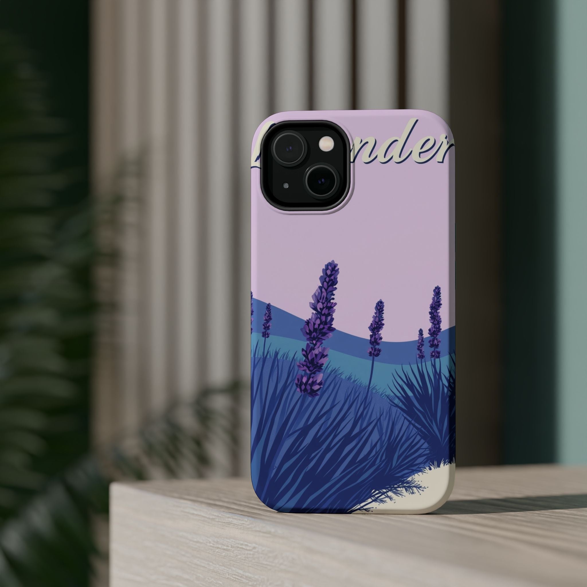 iPhone Lavender Haze Vintage Retro Poster Slim iPhone Everyday Designer · iPhone