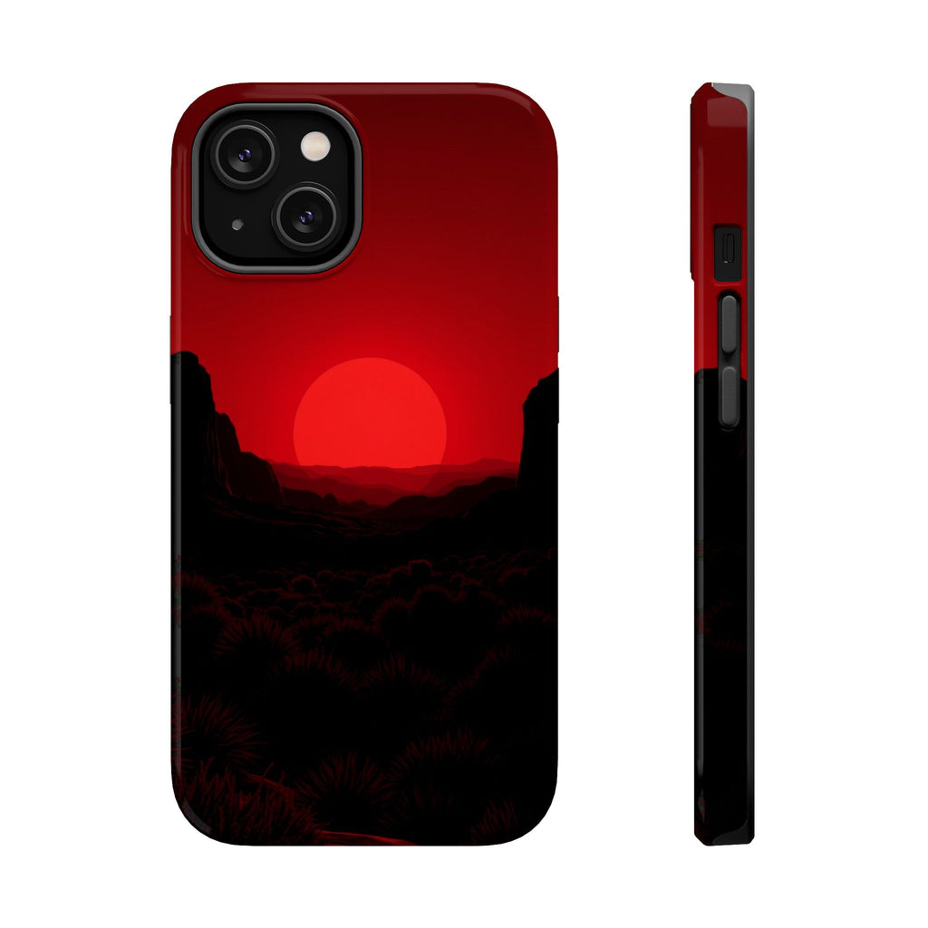 iPhone Vibrant Mesa Sunset Design Bold Modern Everyday Snap Case · iPhone Case