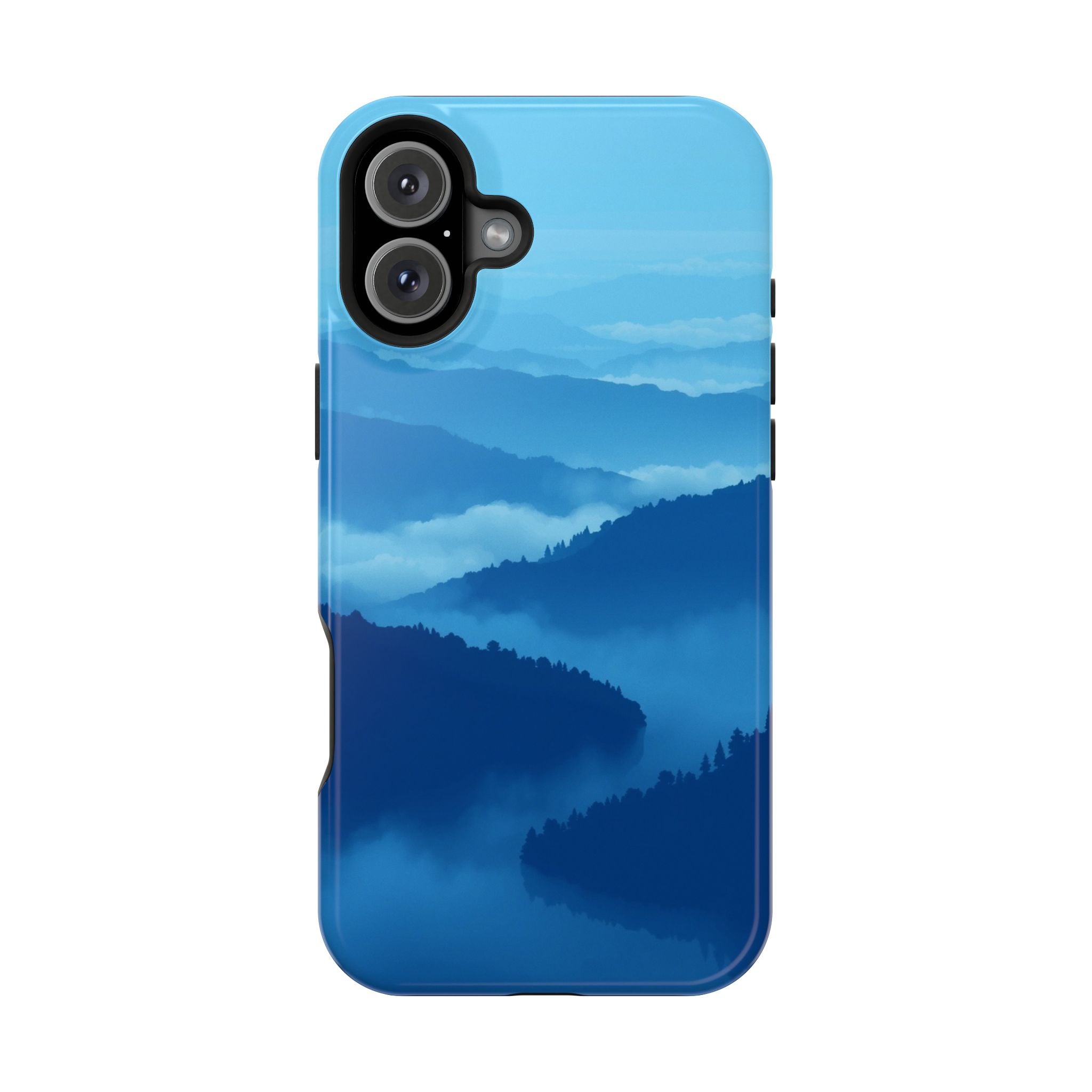 iPhone Fog Rolling Over Hills Pixel Art -Bit Slim iPhone Everyday · iPhone Case