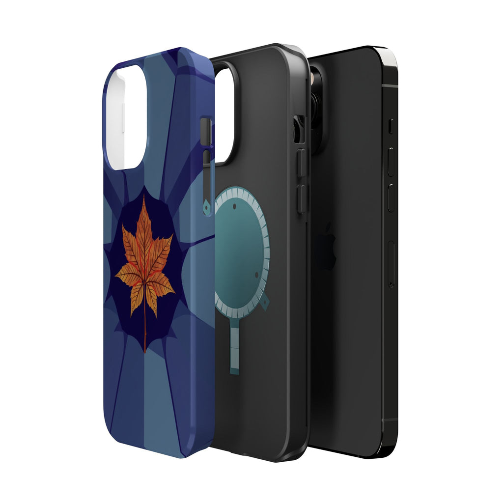 iPhone Autumn Maple Abstract Geometric Slim Everyday Designer Case · iPhone Case