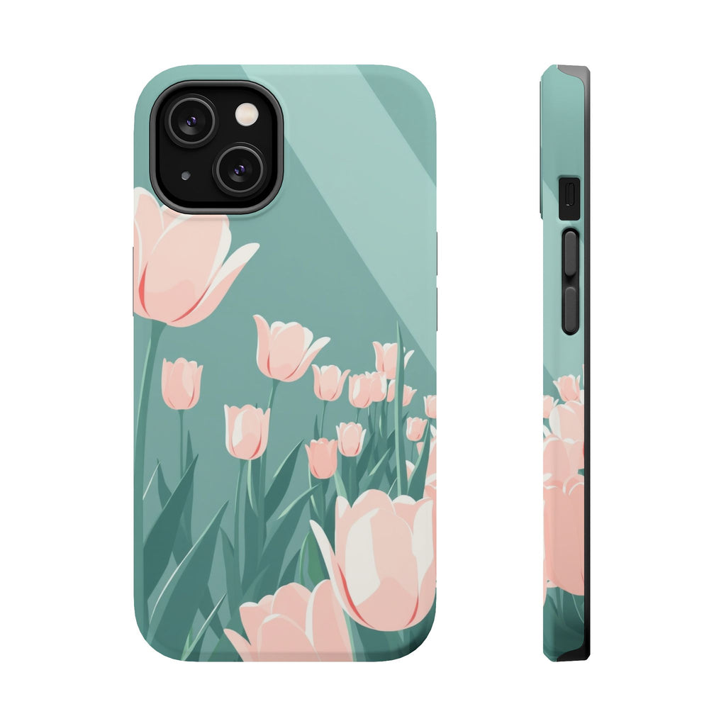 iPhone Tulip Row Enchanted Art Slim Everyday Designer Case · iPhone Case