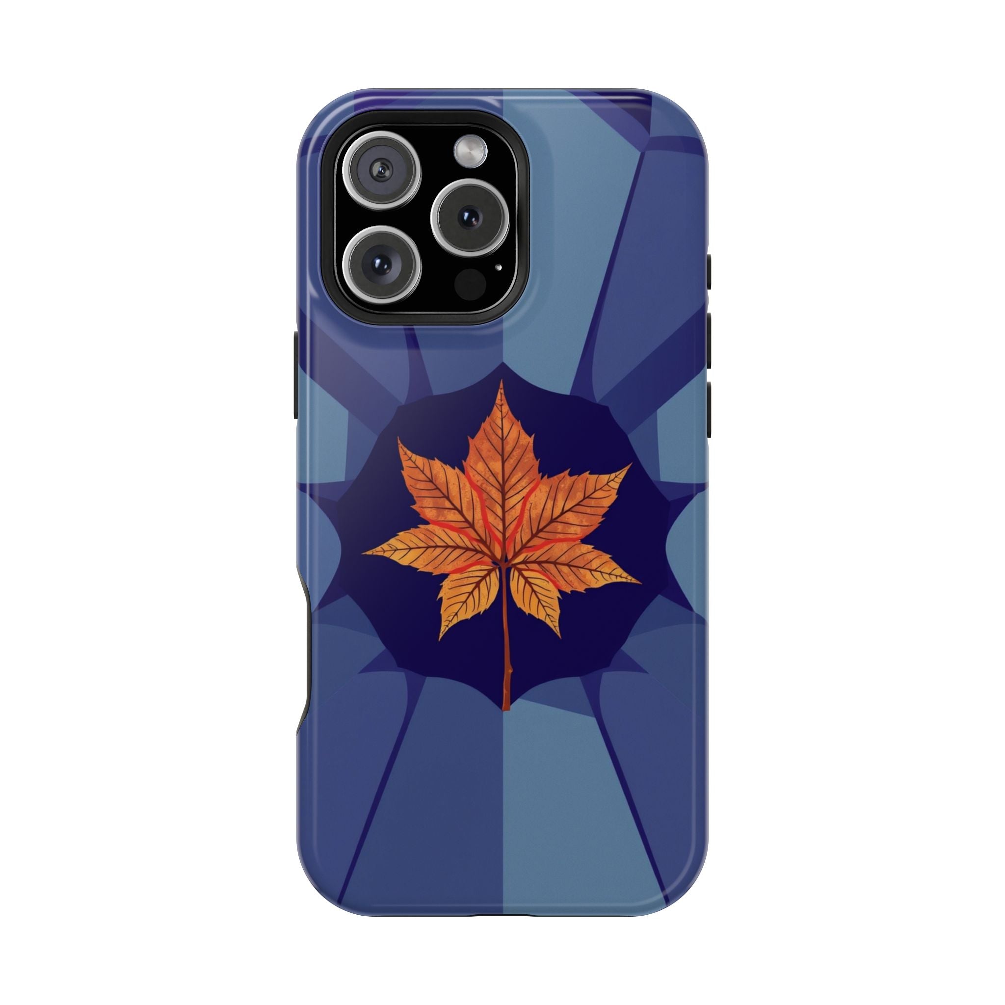 iPhone Autumn Maple Abstract Geometric Slim Everyday Designer Case · iPhone Case