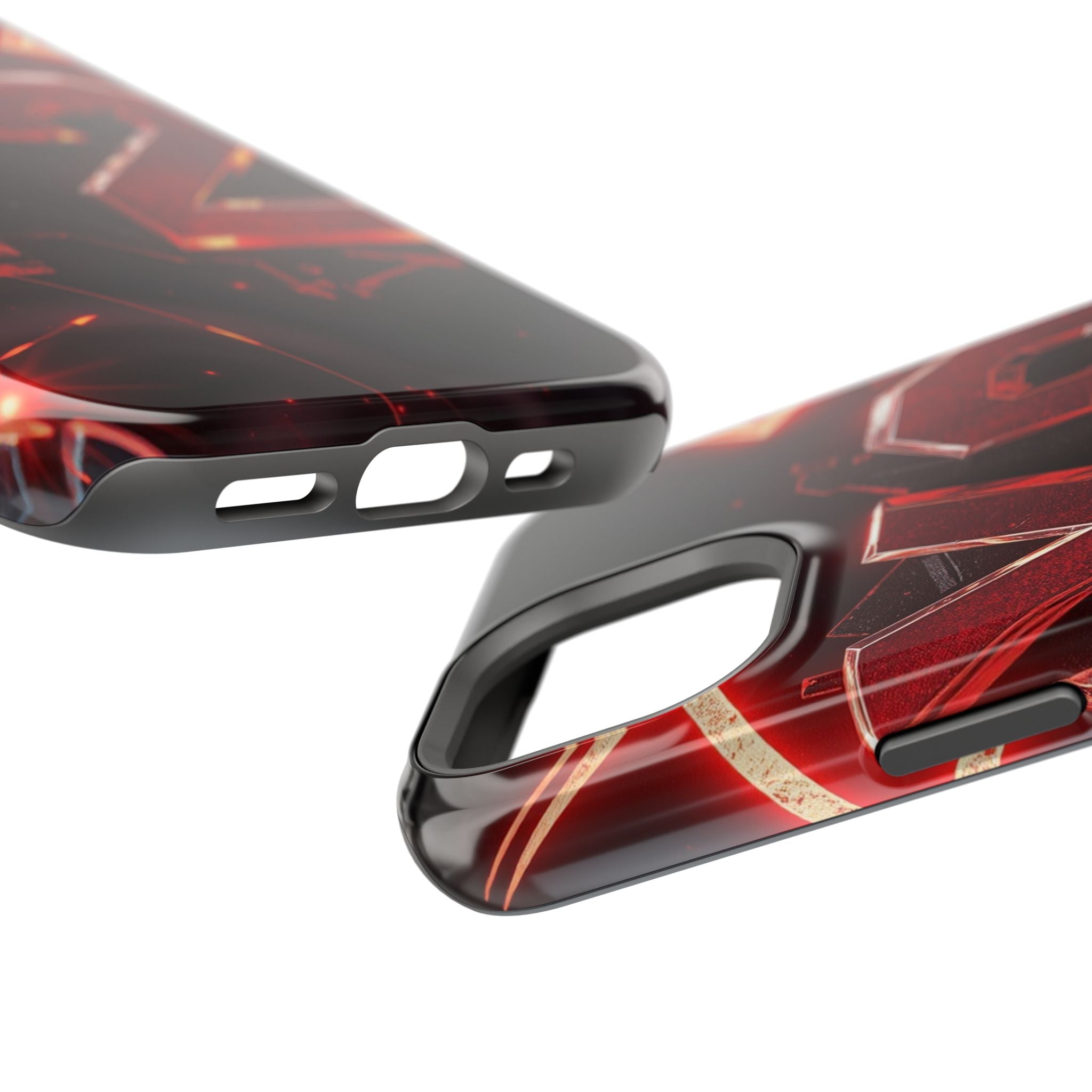 iPhone Y2K Holographic Bold Art Slim Everyday Designer Case · iPhone Case