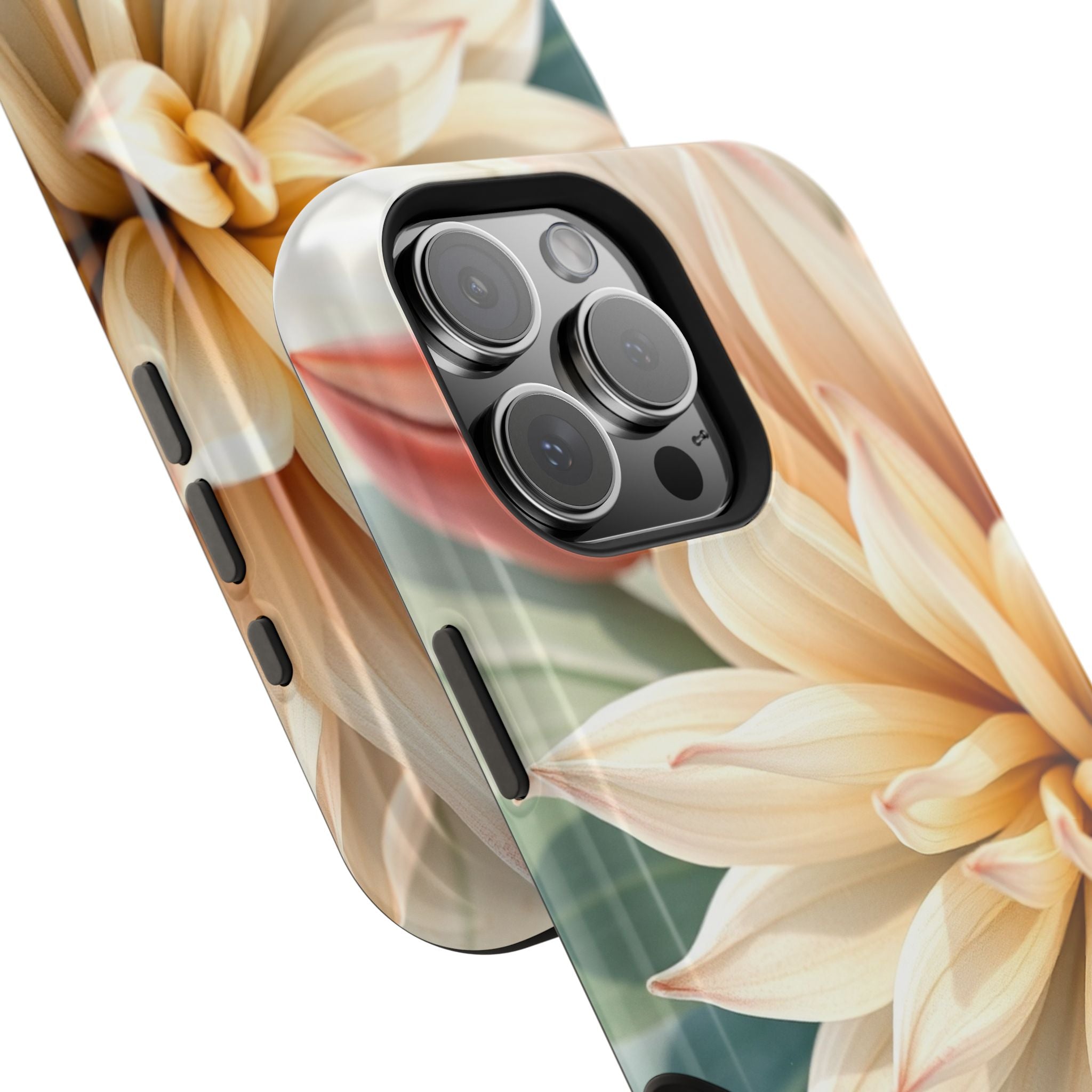 iPhone Neon Floral Radiant Design Clean Minimal Snap Case · iPhone Case