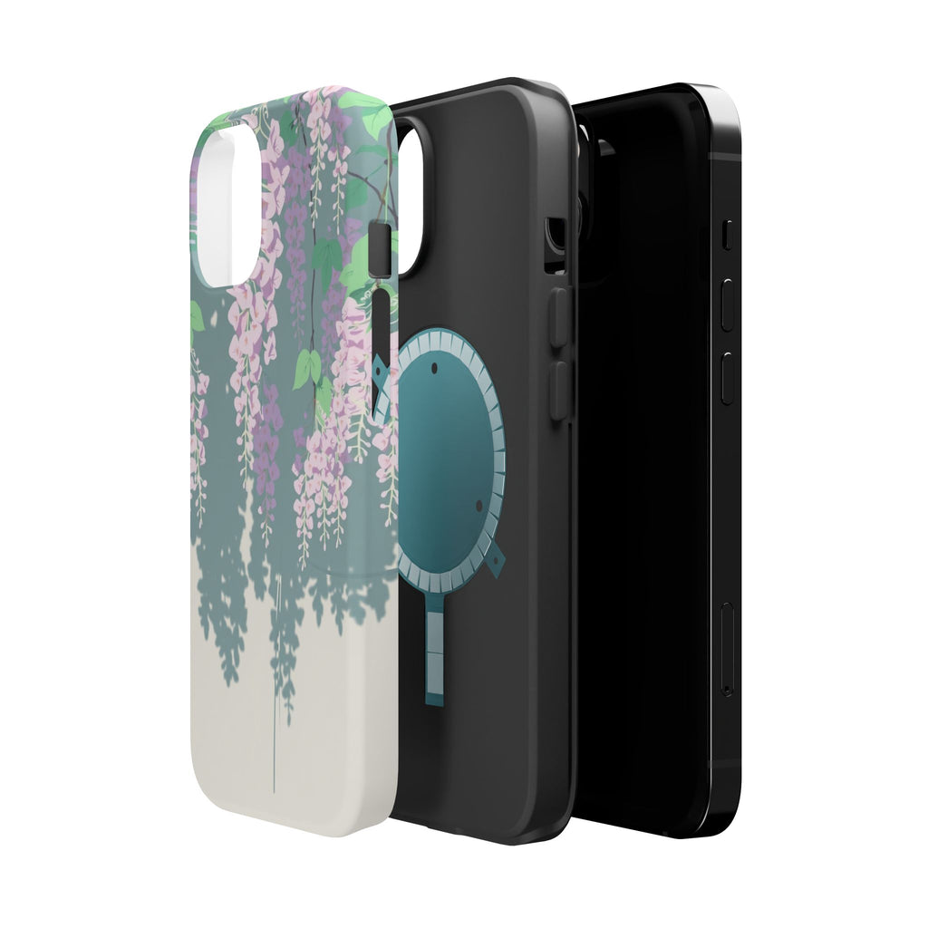 iPhone Dreamy Wisteria Cascade Design Slim Everyday Designer Case · iPhone Case