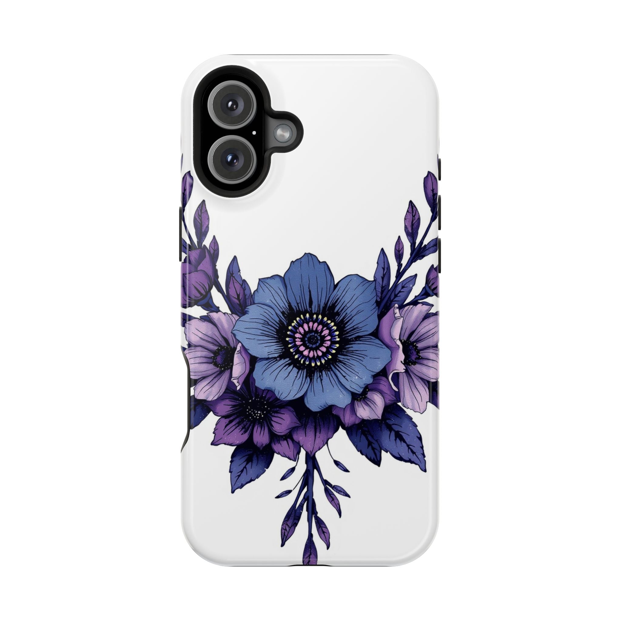 iPhone Floral Crown Grunge Distressed Slim Everyday Designer Case · iPhone Case