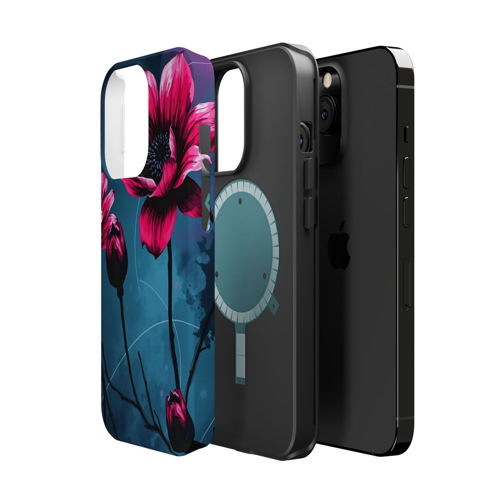 iPhone Floral Ink Wash Bold Art Slim Everyday Designer Case · iPhone Case