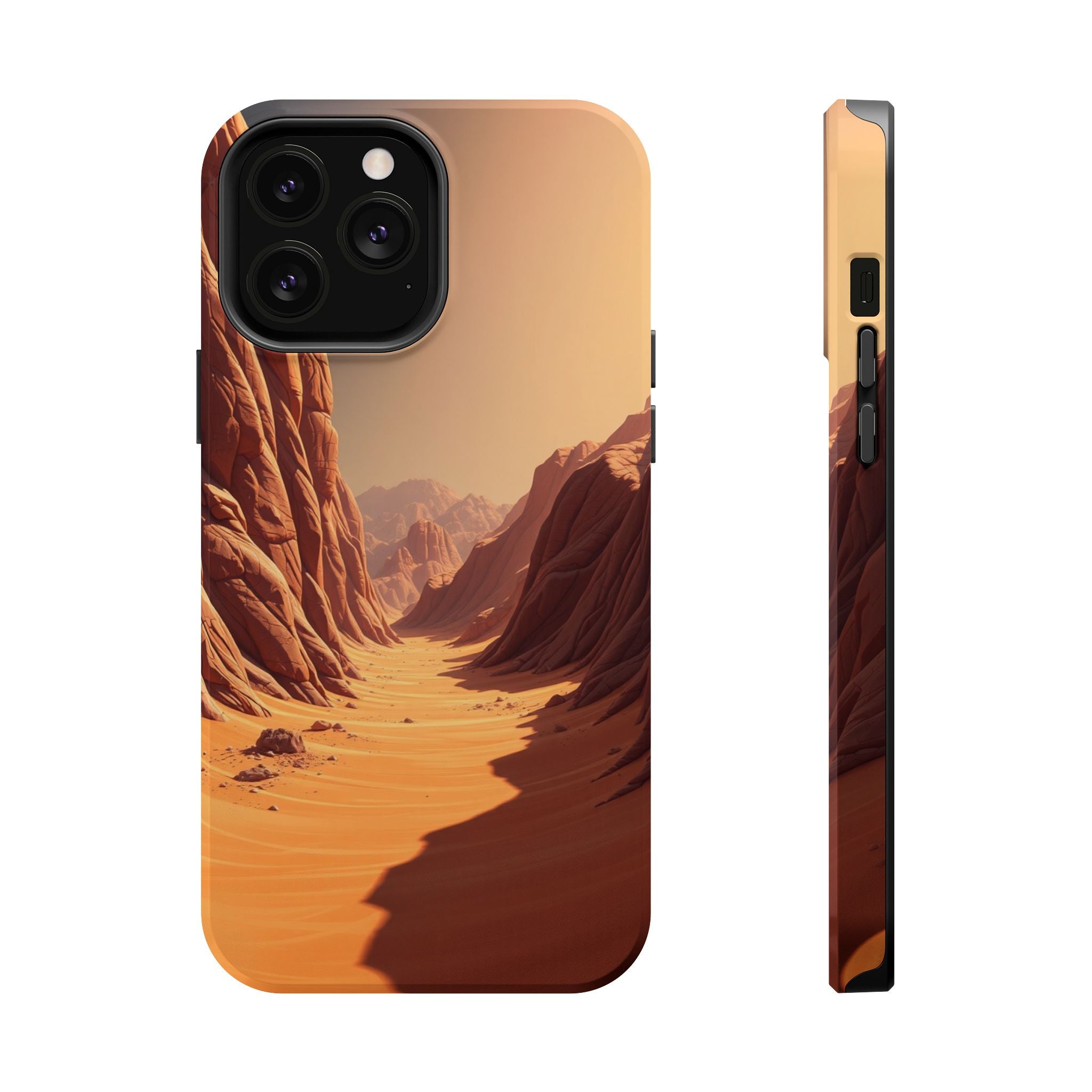 iPhone Burnt Orange And Sand Valley Floor Slim iPhone 20 Everyday · iPhone Case