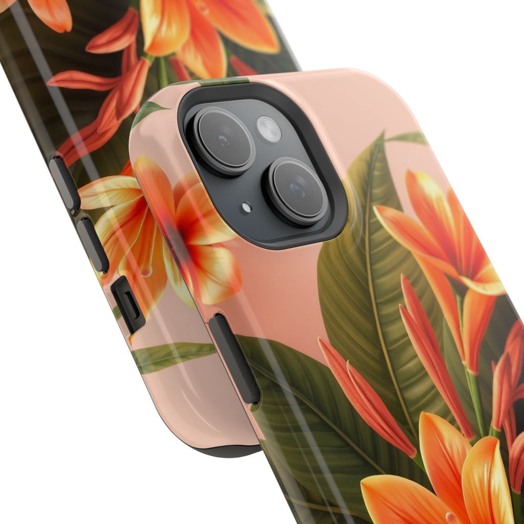 iPhone Tropical Bloom 3D Digital Bold Modern Everyday Snap Case · iPhone Case