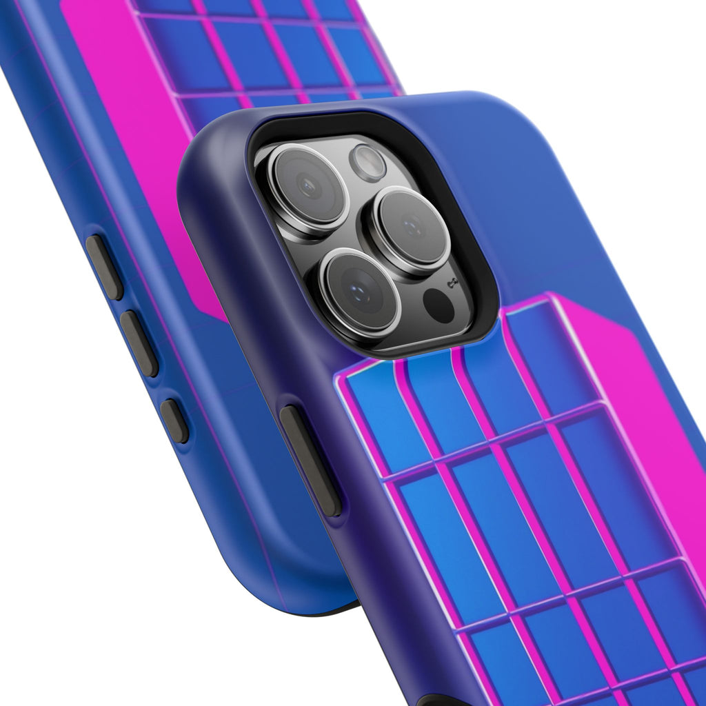 iPhone Earthy 80s Grid Synthwave Design Slim Everyday Designer Case · iPhone Cas