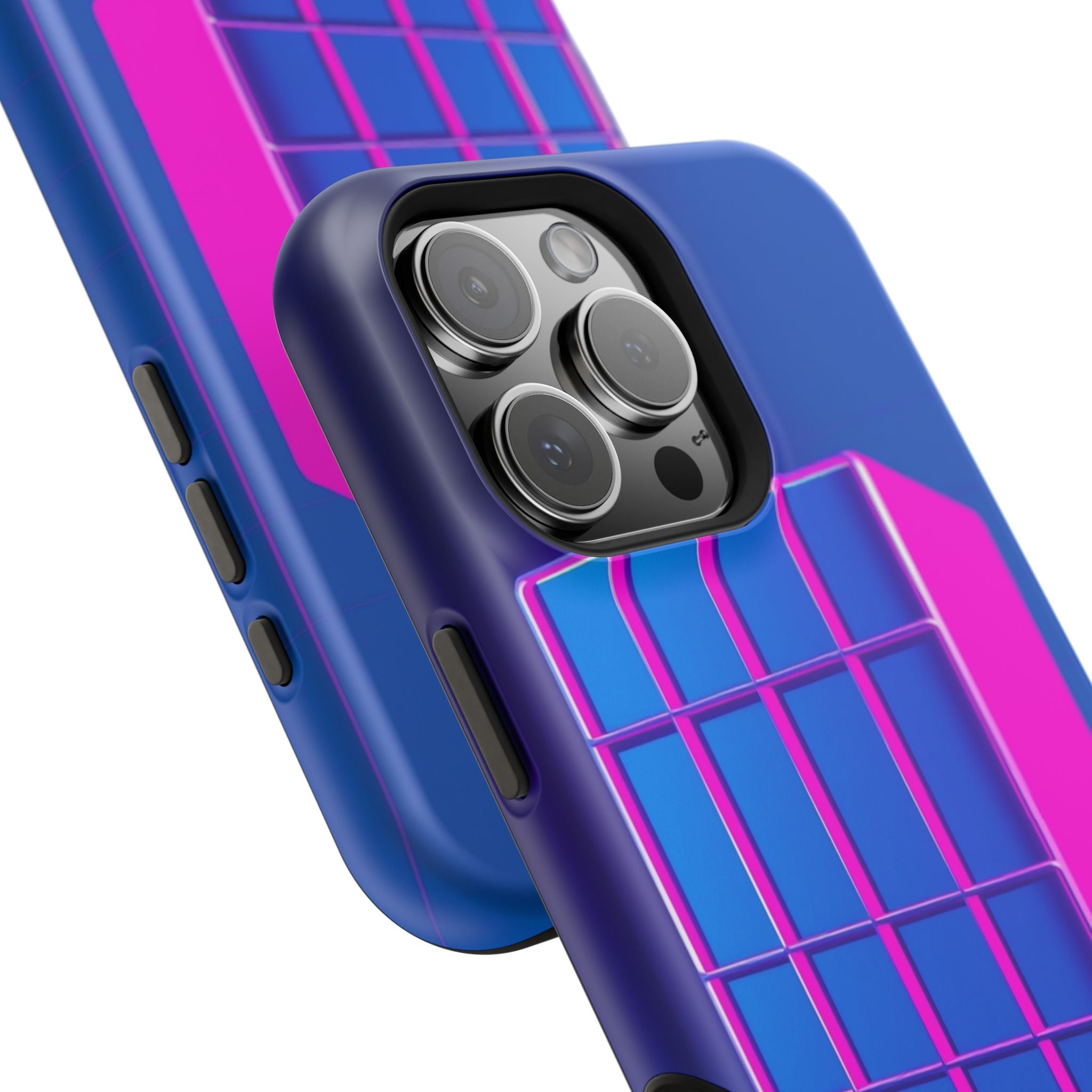 iPhone Earthy 80s Grid Synthwave Design Slim Everyday Designer Case · iPhone Cas