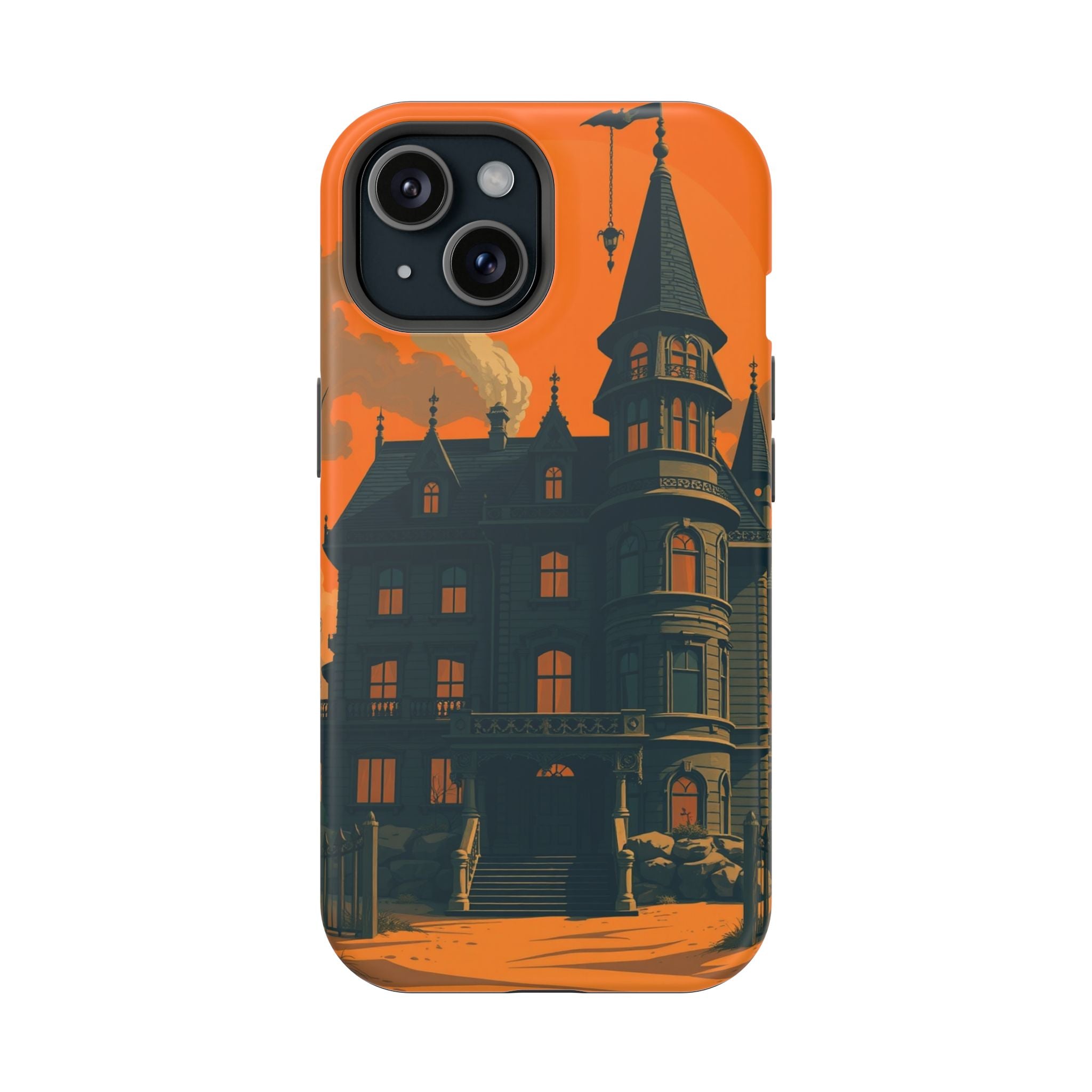 iPhone Vibrant Haunted Mansion Design Slim Everyday Designer Case · iPhone Case