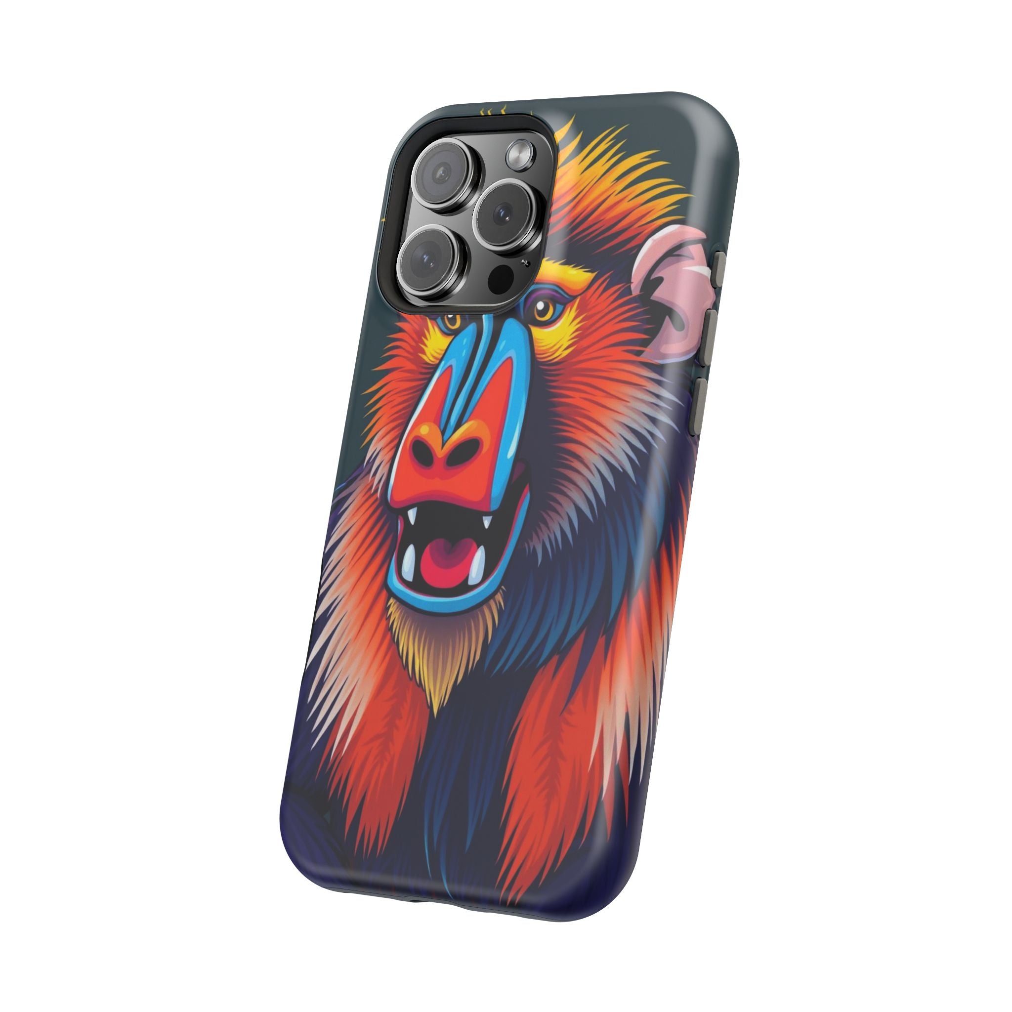 iPhone Mandrill Colorful Face Kids Fun iPhone Phone Case Gift Slim · iPhone Case