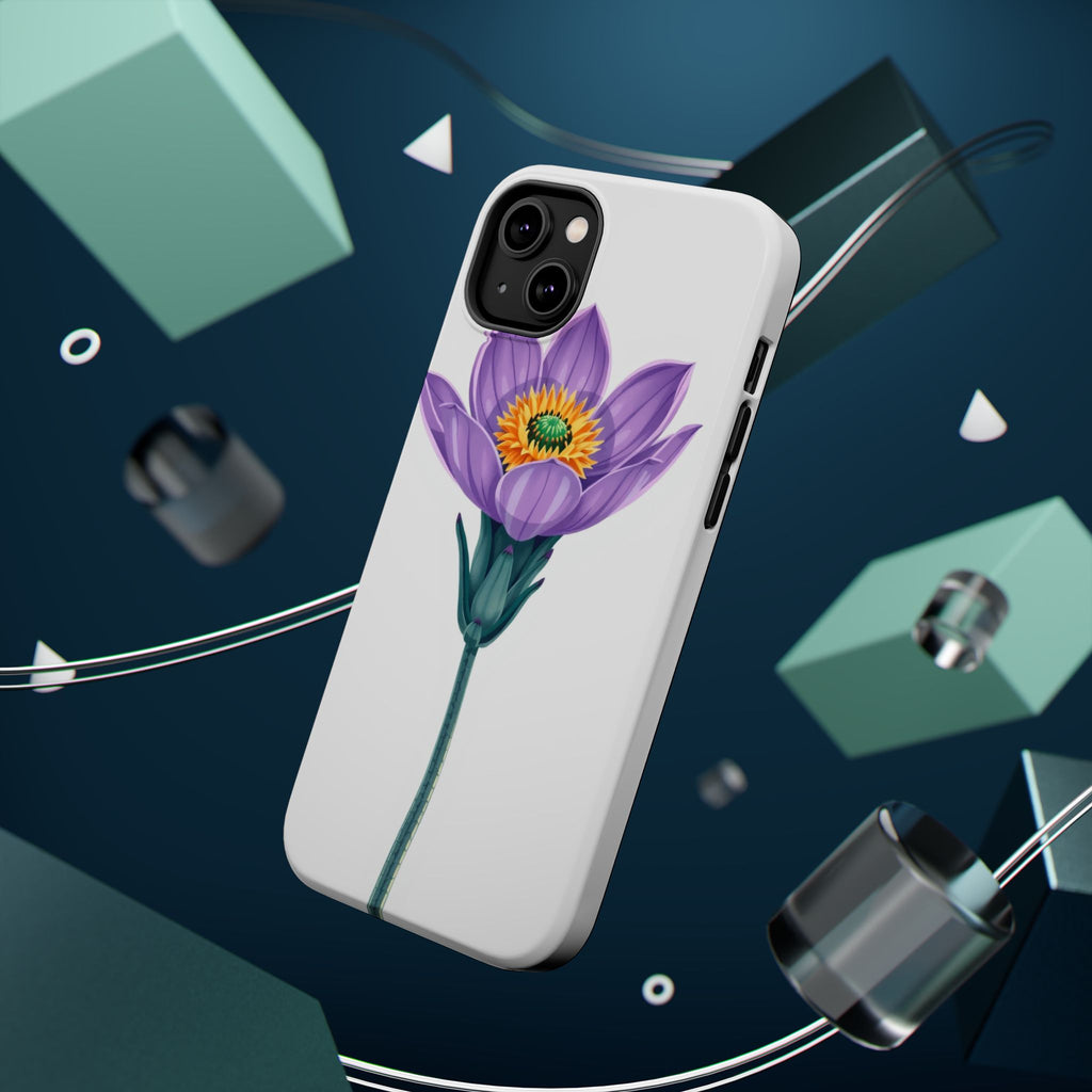 iPhone Indigo And Violet Desert Flower Slim Everyday Designer Case · iPhone Case