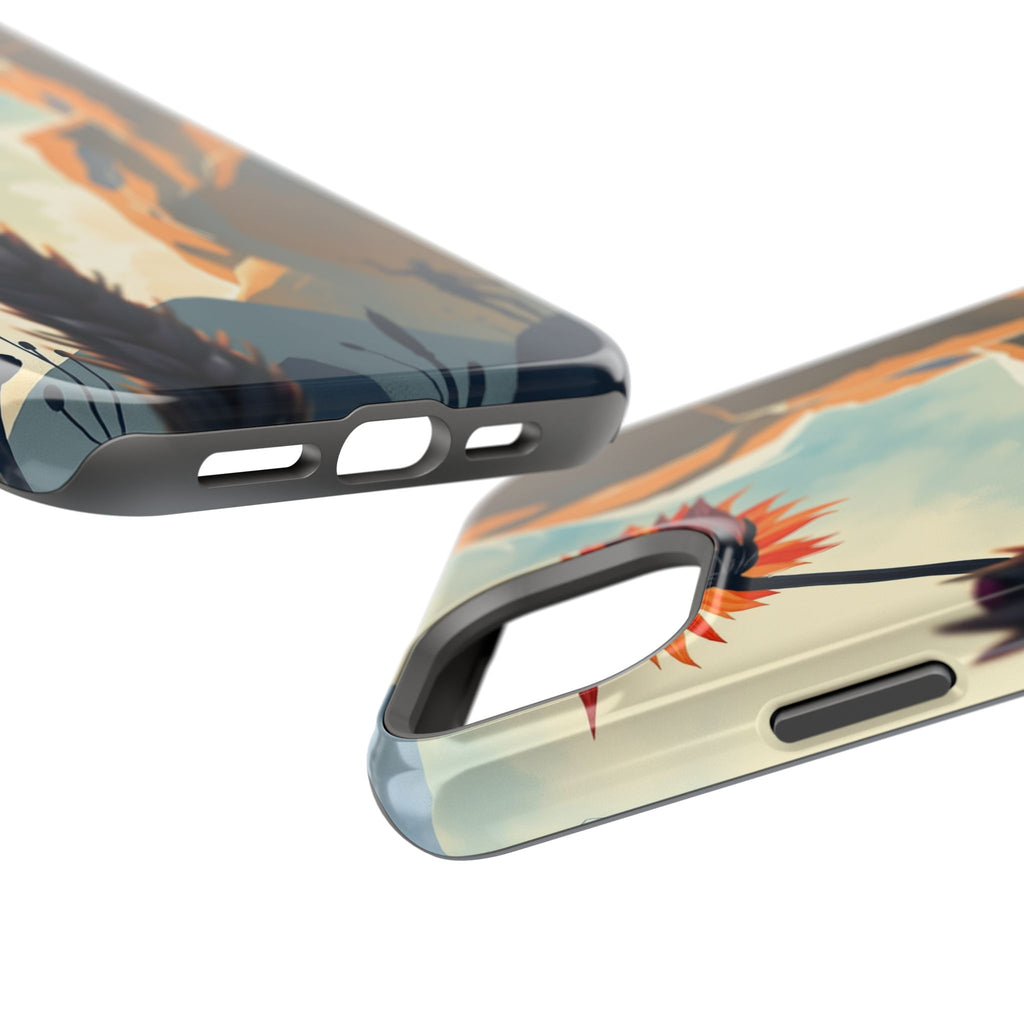 iPhone Bud Burst Vibrant Watercolor Artistic Everyday Cas Slim Snap Case · iPhon