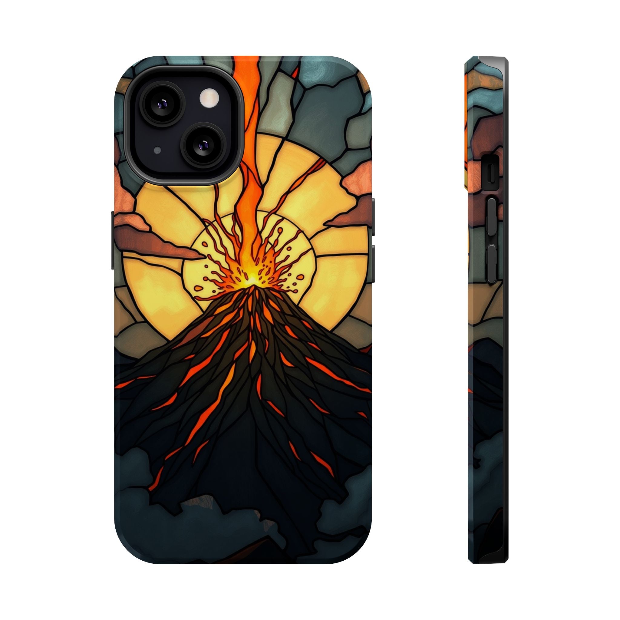 iPhone Vibrant Volcanic Eruption Design Slim Everyday iPhone 11 · iPhone Case