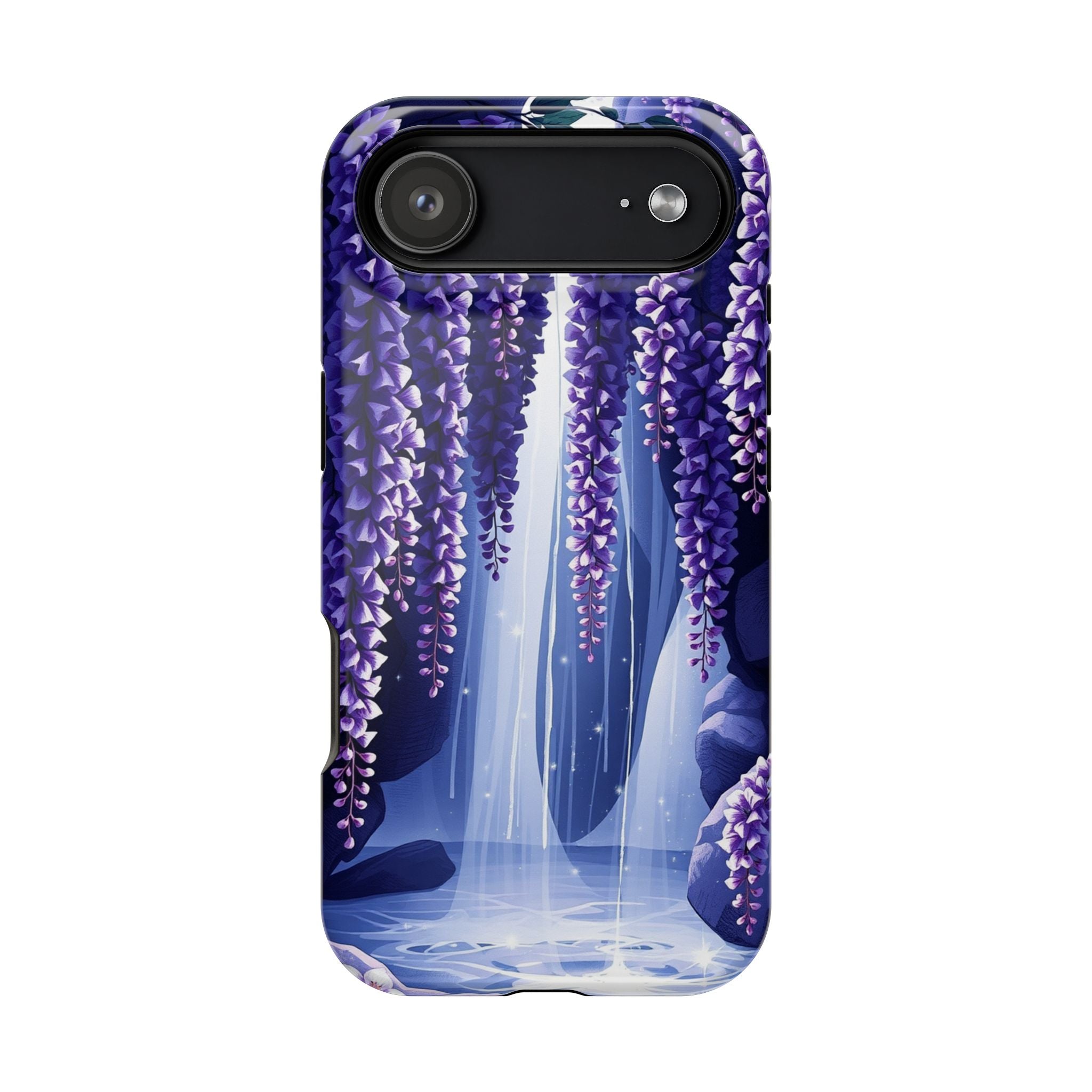 iPhone Wisteria Cascade Serene Design Slim Snap Case Ga · iPhone Case