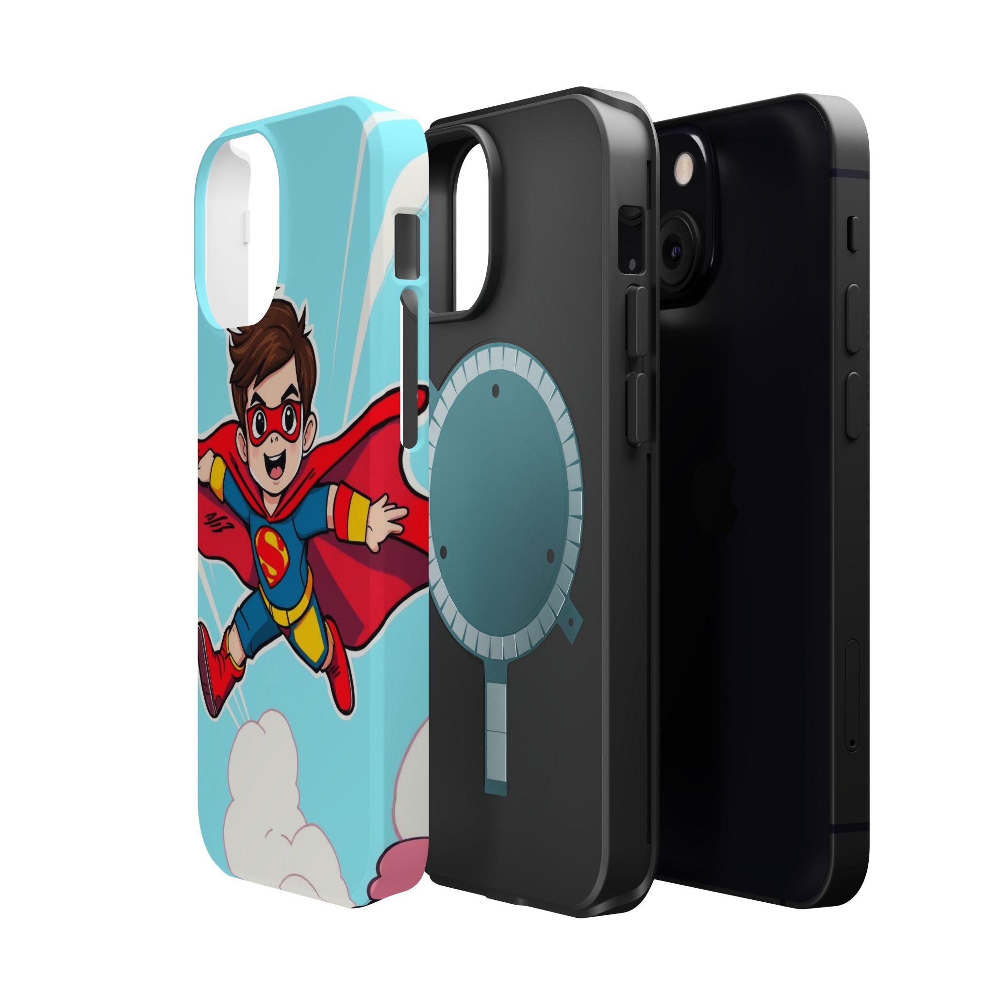 iPhone Kid Superhero Flying Kids Fun iPhone Phone Case Gift Slim · iPhone Case