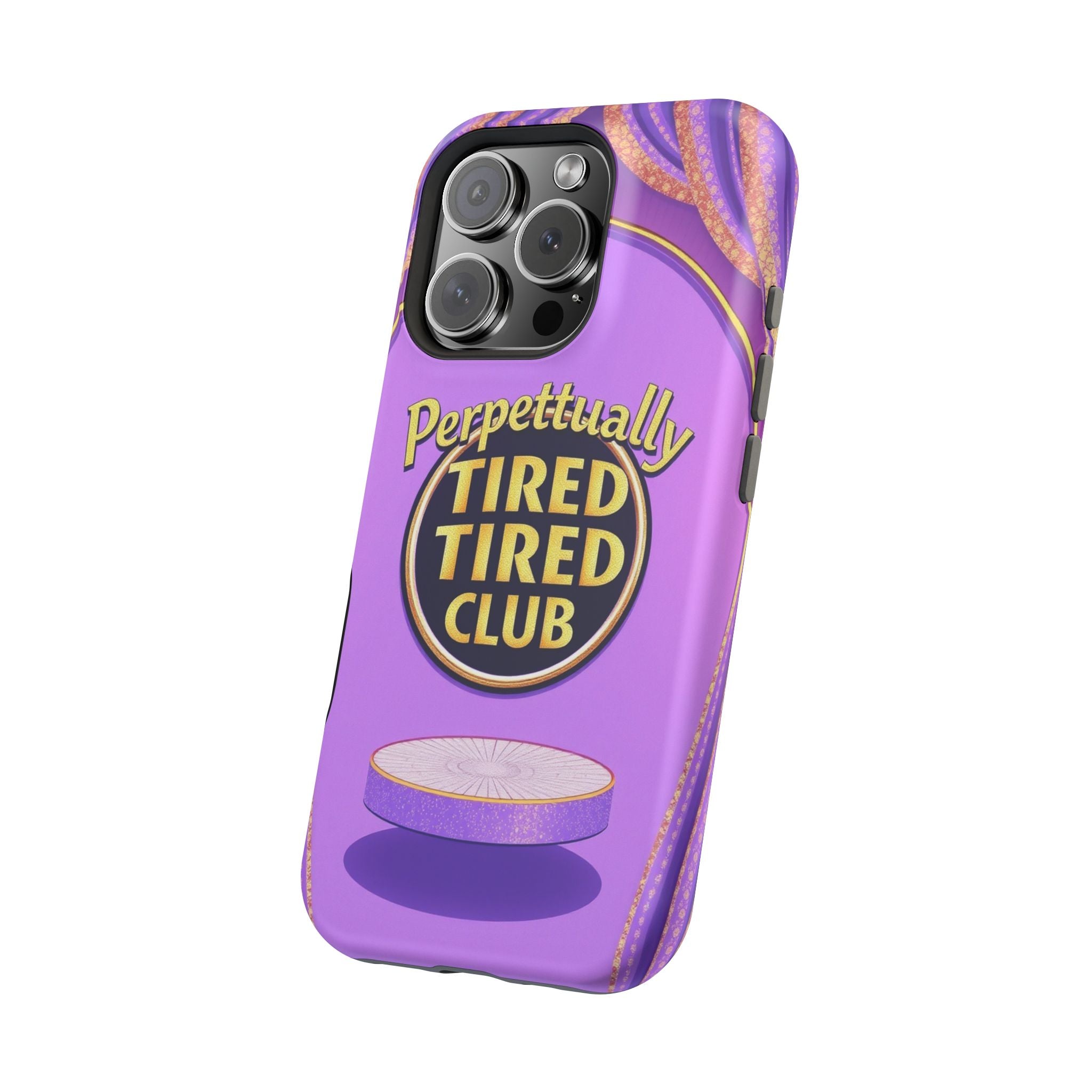 iPhone Perpetually Tired Club Bold Art Slim Everyday Designer Case · iPhone Case