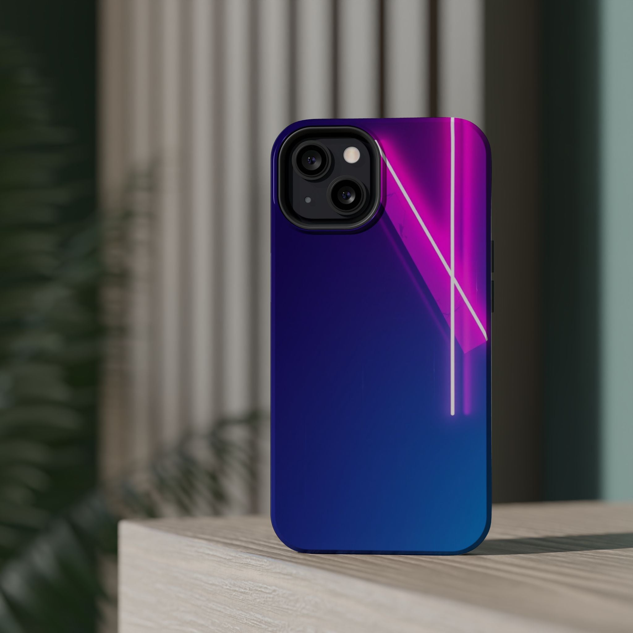 iPhone 1990s Geometric Neon Electric Art Slim Everyday Designer Case · iPhone Ca