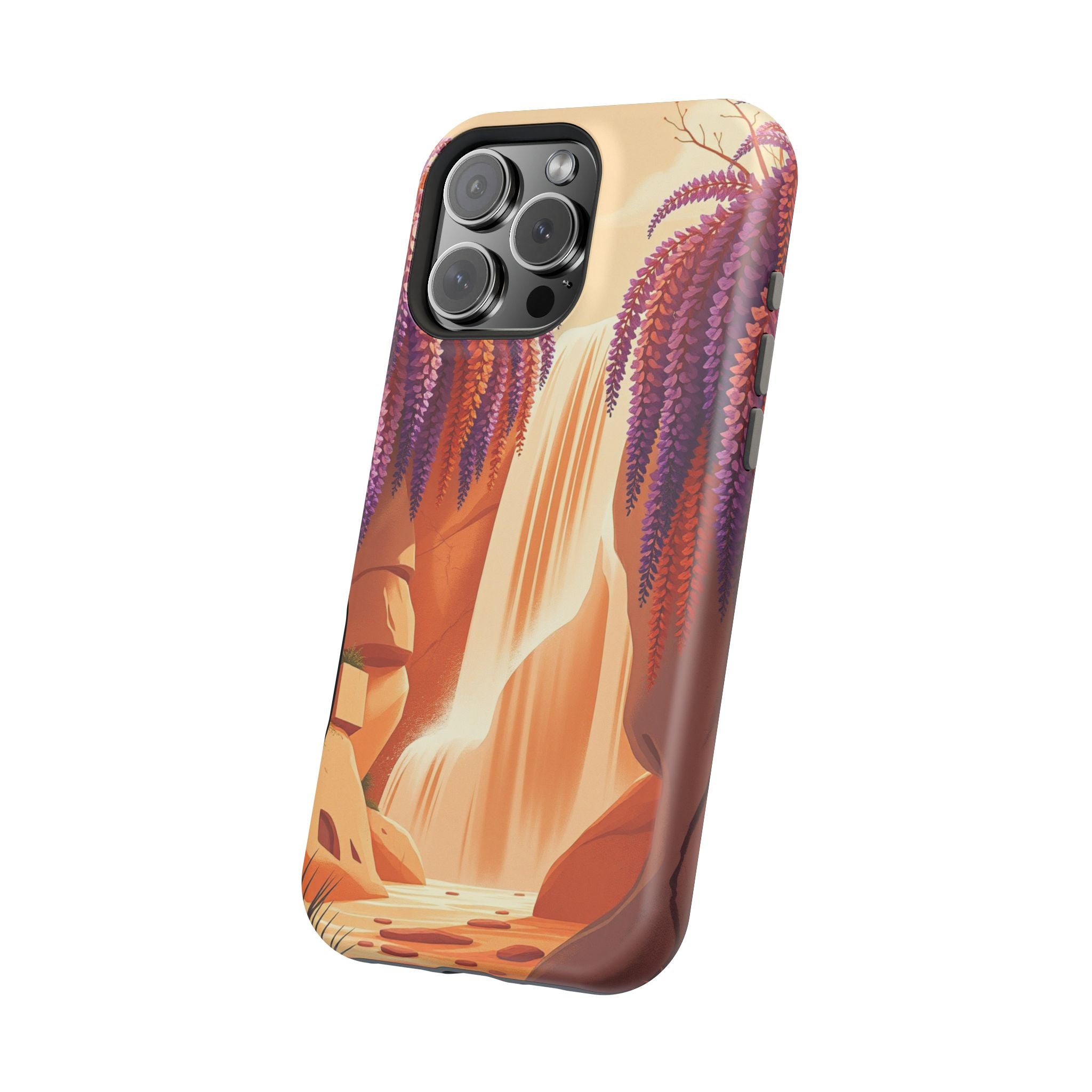 iPhone Wisteria Cascade Grunge Distressed Slim iPhone Everyday Designer · iPhone