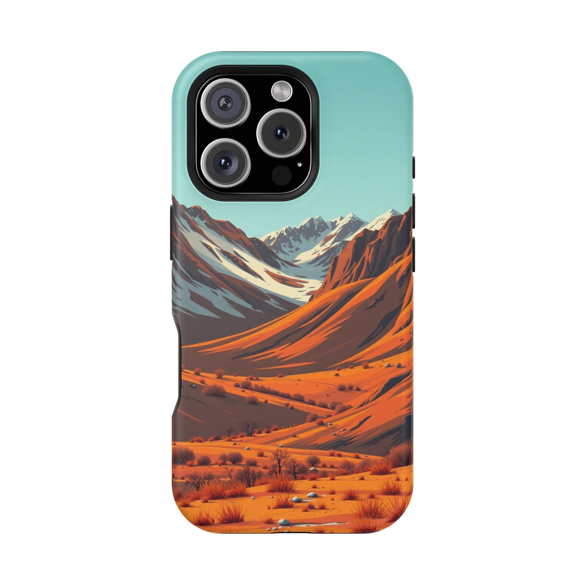 iPhone Mustard And Rust Arctic Tundra Slim Everyday Designer Case · iPhone Case
