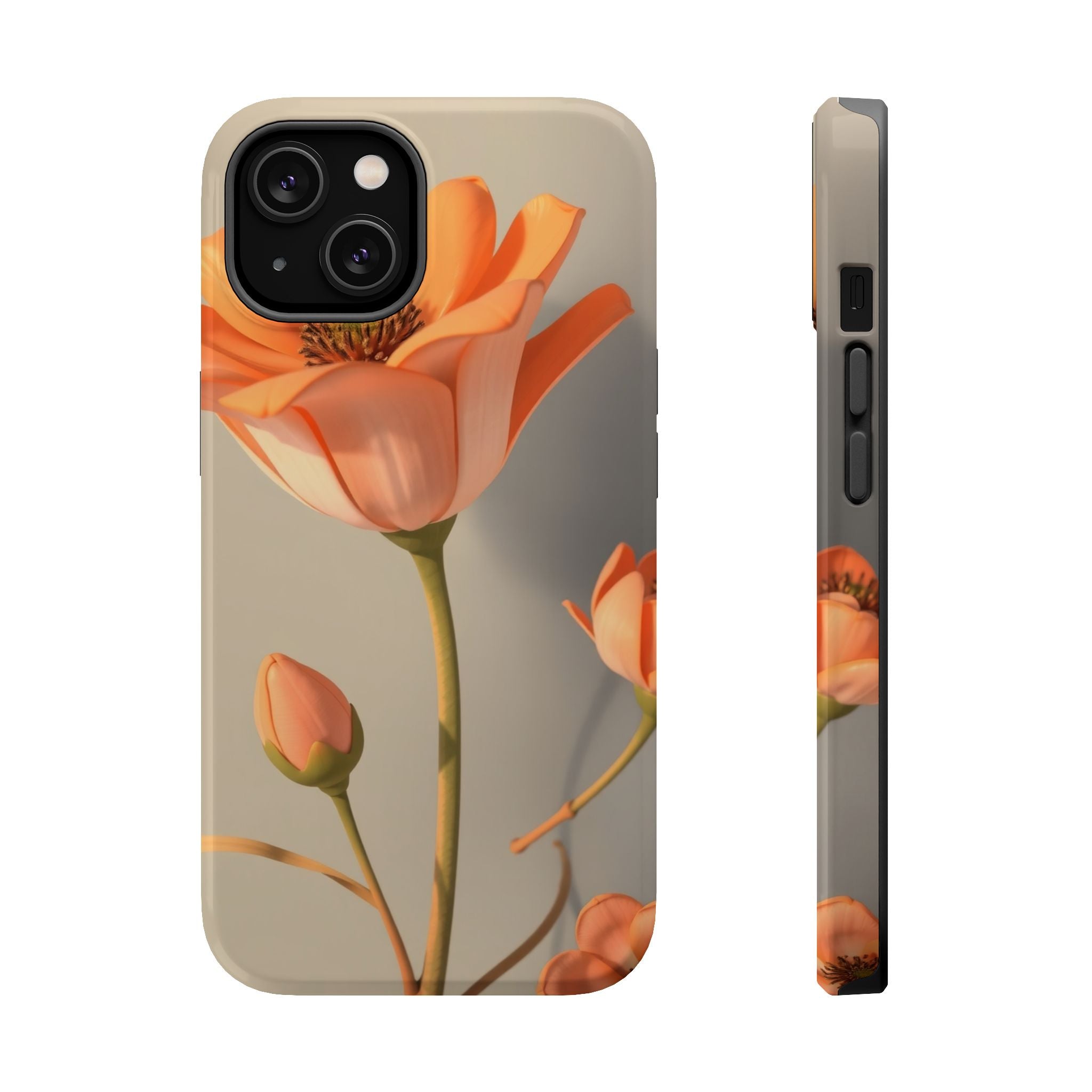 iPhone Sunset Amber And Peach Botanical Illustration iPhone Slim · iPhone Case