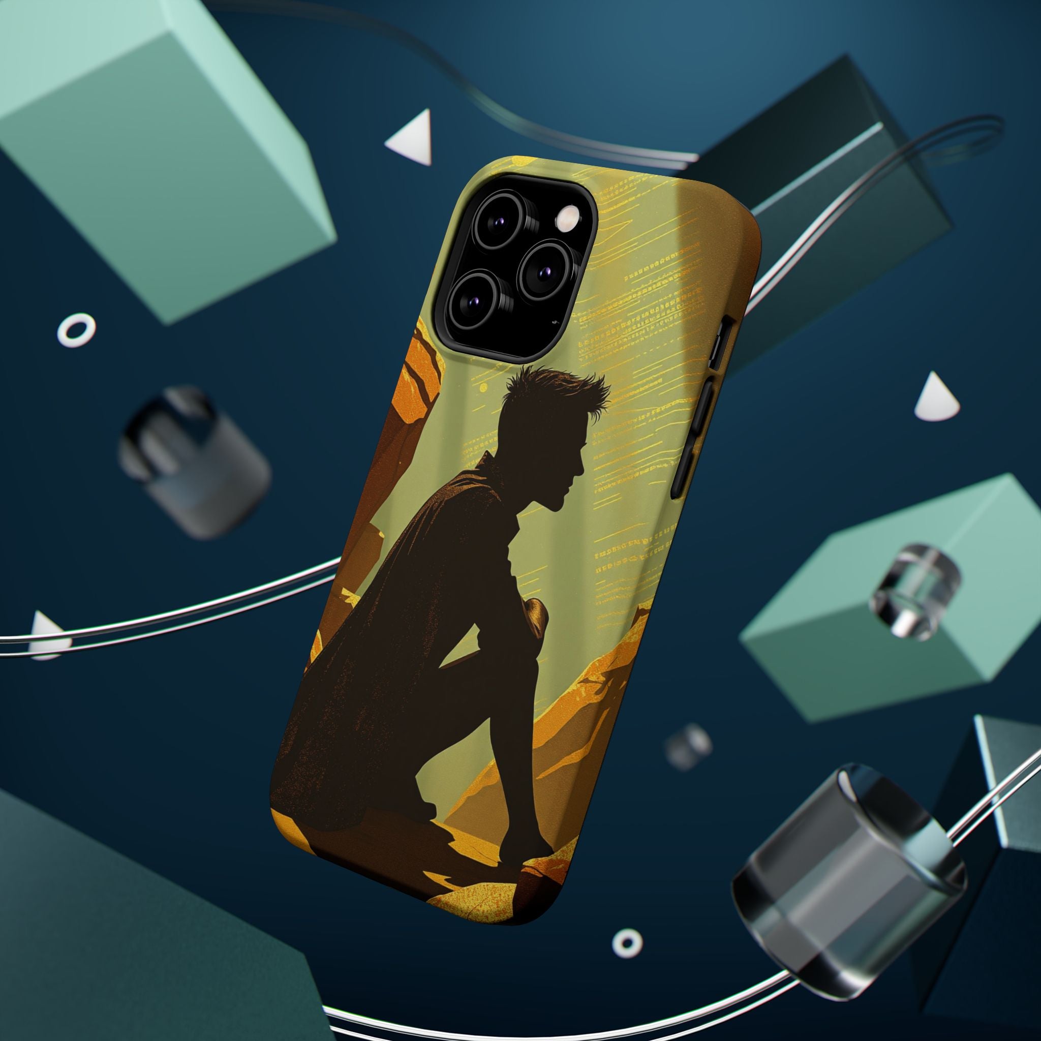 iPhone Mustard And Rust Overthinking Again Slim Everyday Designer Case · iPhone