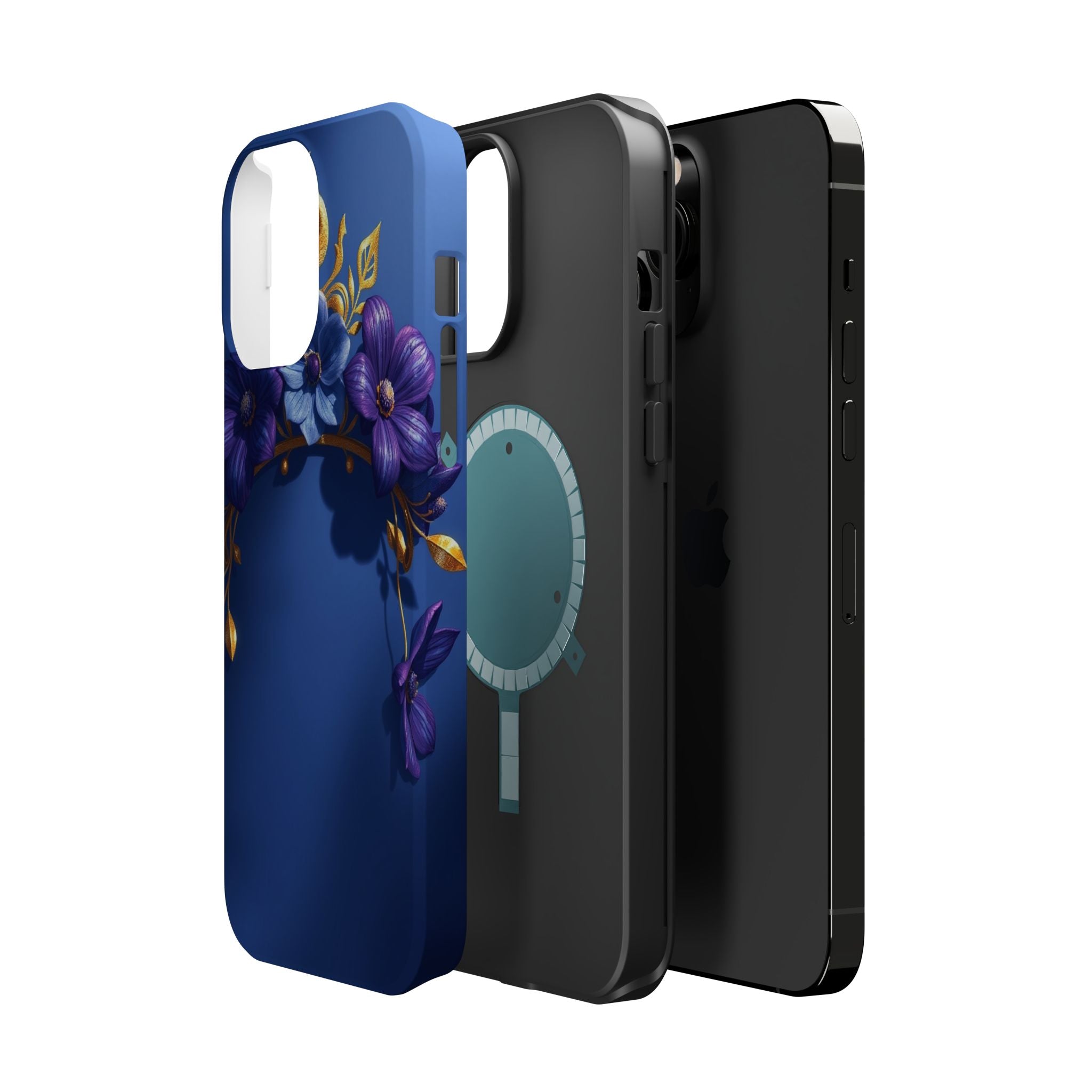 iPhone Vibrant Floral Crown Design 14 Slim Everyday Designer Case · iPhone Case