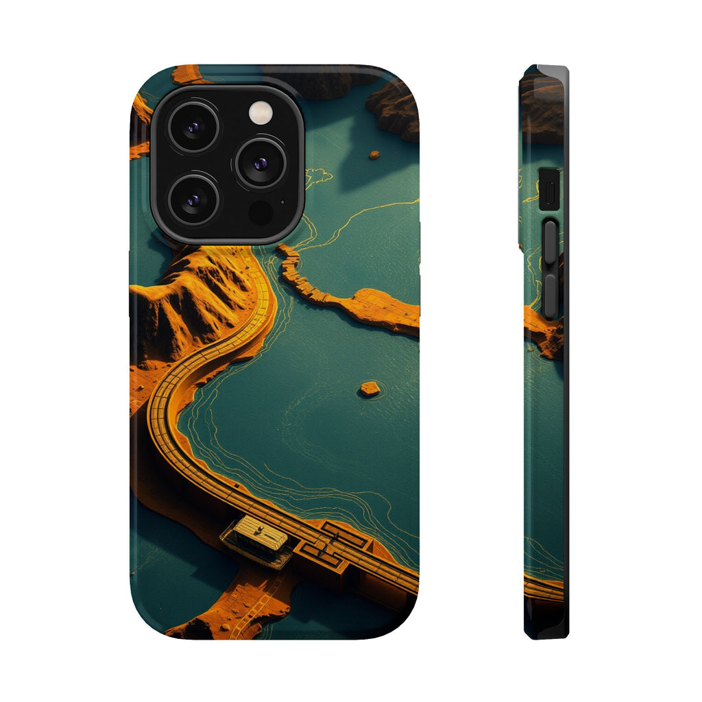 iPhone Vibrant River Delta Aerial Design Slim Everyday iPhone Designer · iPhone