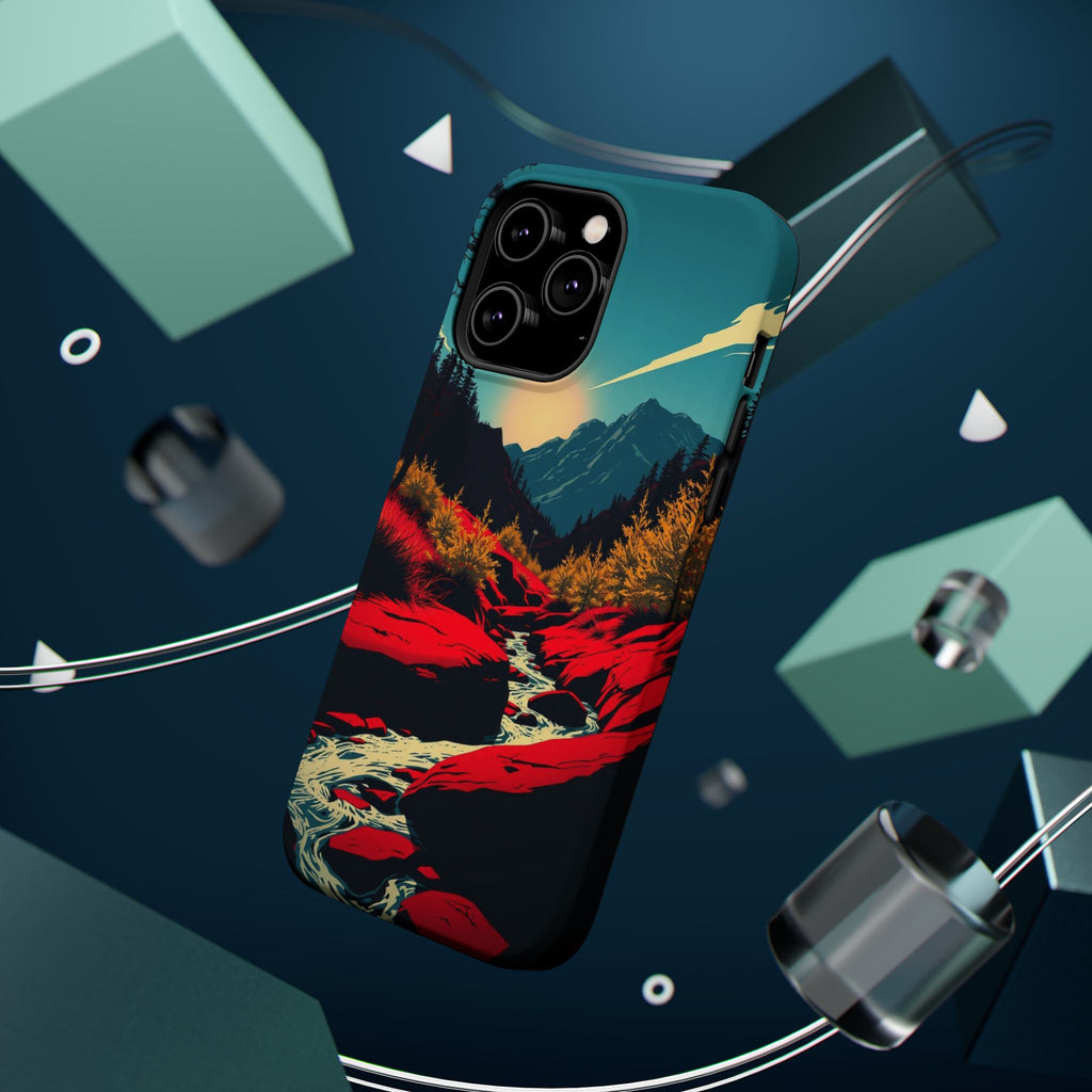 iPhone Earthy Spring Creek Design Bold Modern Everyday Snap Case · iPhone Case